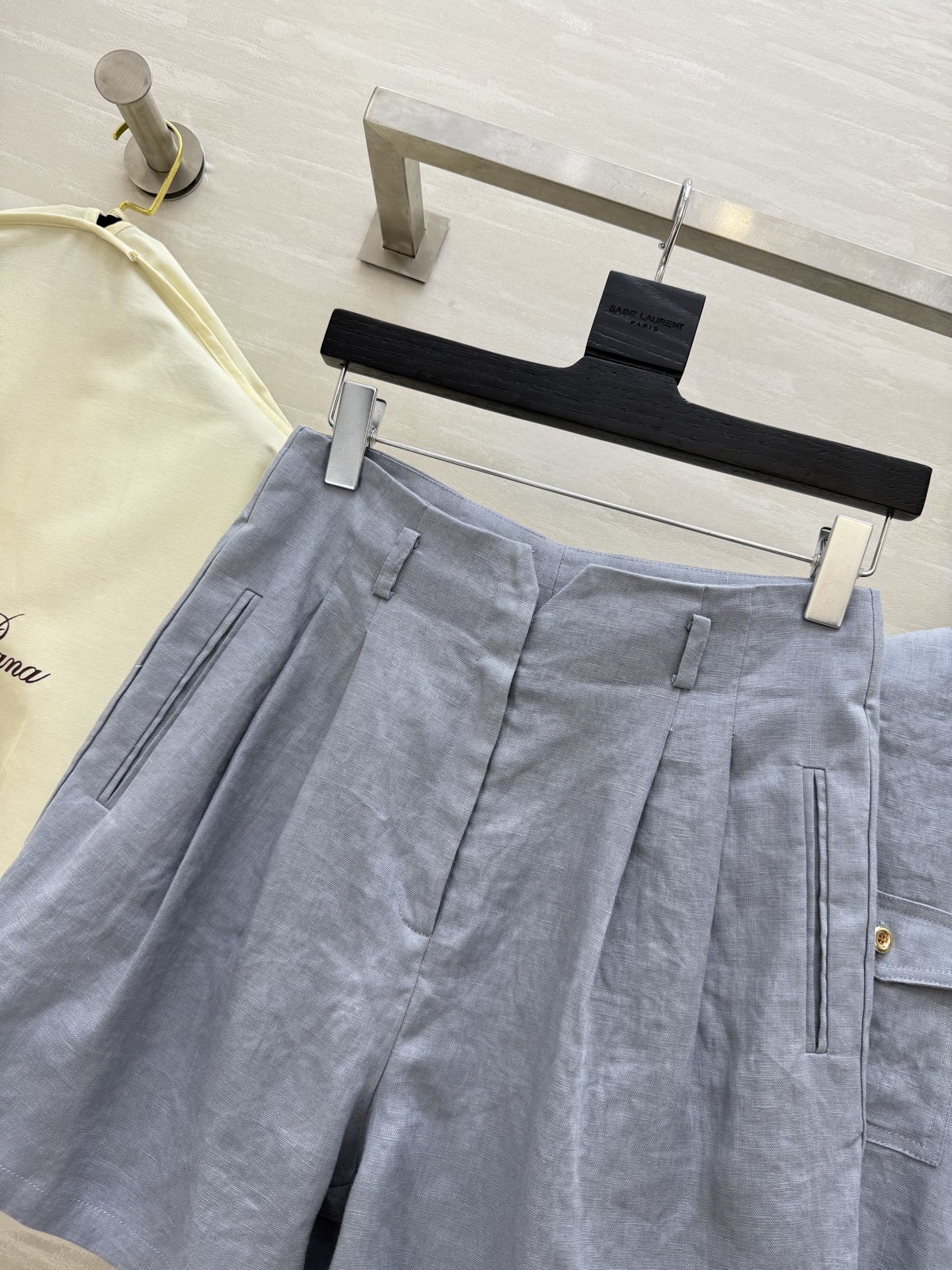 #LP²⁵新款老钱风亚麻休闲套装 重磅logo标识皮牌点缀精致高级 立体剪裁上身帅气又时髦 打造休闲舒适