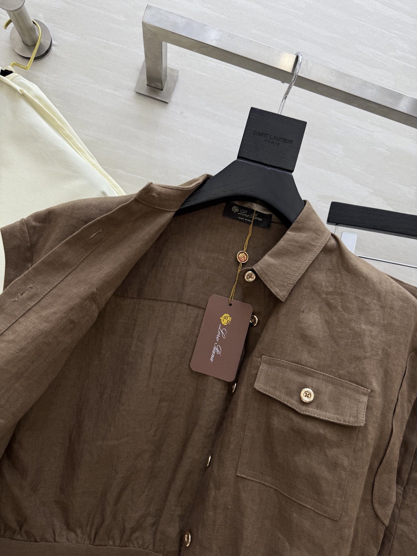 #LP²⁵新款老钱风亚麻休闲套装 重磅logo标识皮牌点缀精致高级 立体剪裁上身帅气又时髦 打造休闲舒适