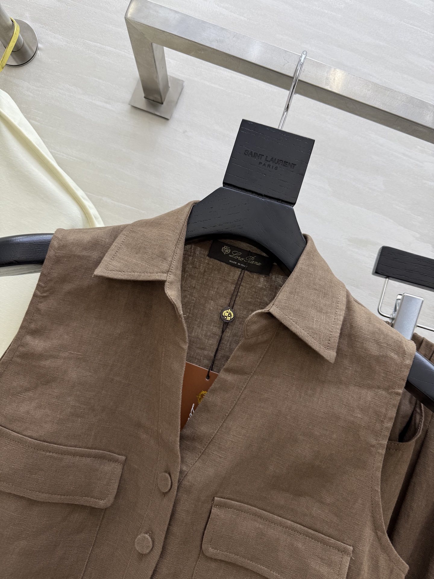 #LP²⁵新款 高级老钱风穿搭 亚麻极简套装 上身帅气又时髦 百搭不挑人 亚麻面料质感舒适透气 高品质定