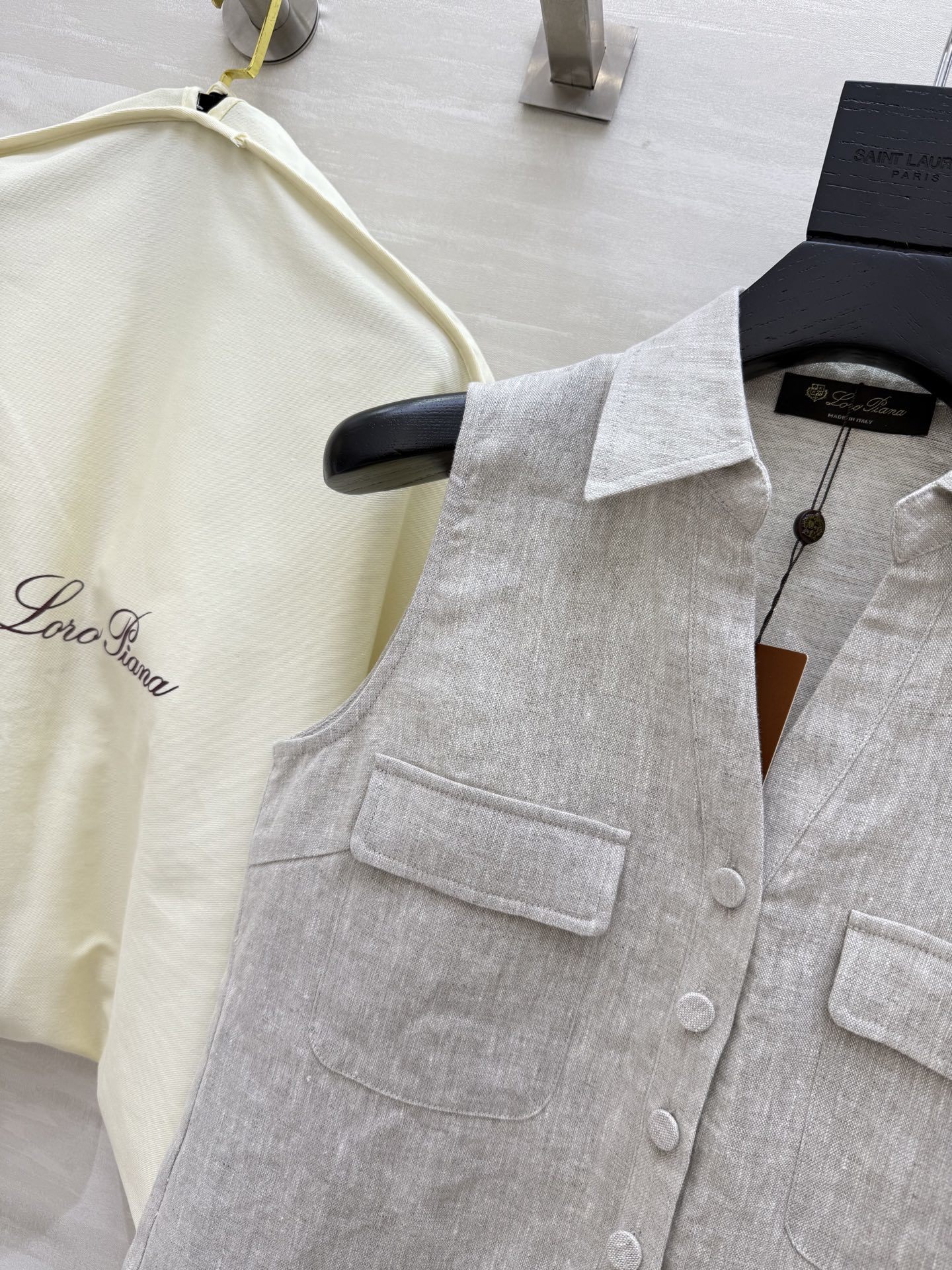 #LP²⁵新款 高级老钱风穿搭 亚麻极简套装 上身帅气又时髦 百搭不挑人 亚麻面料质感舒适透气 高品质定