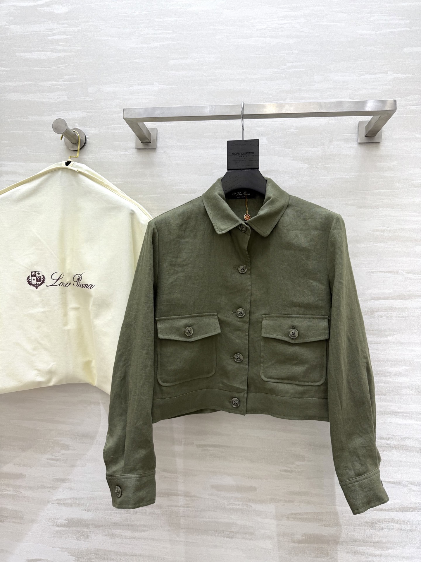 #LP²⁵新款 度假系列 亚麻极简老钱风外套 进口亚麻面料质感轻盈舒适 上身气质随性 经典版型百搭不挑人