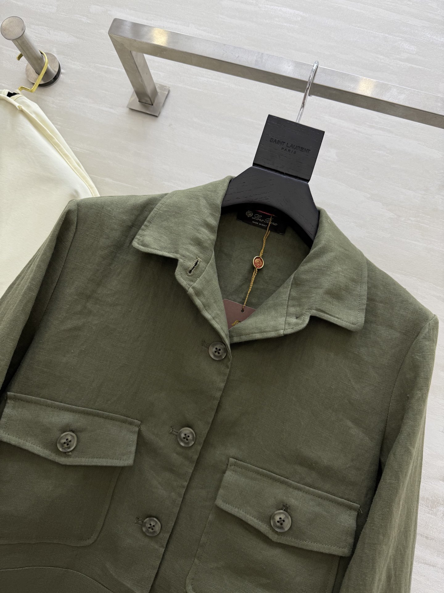 #LP²⁵新款 度假系列 亚麻极简老钱风外套 进口亚麻面料质感轻盈舒适 上身气质随性 经典版型百搭不挑人