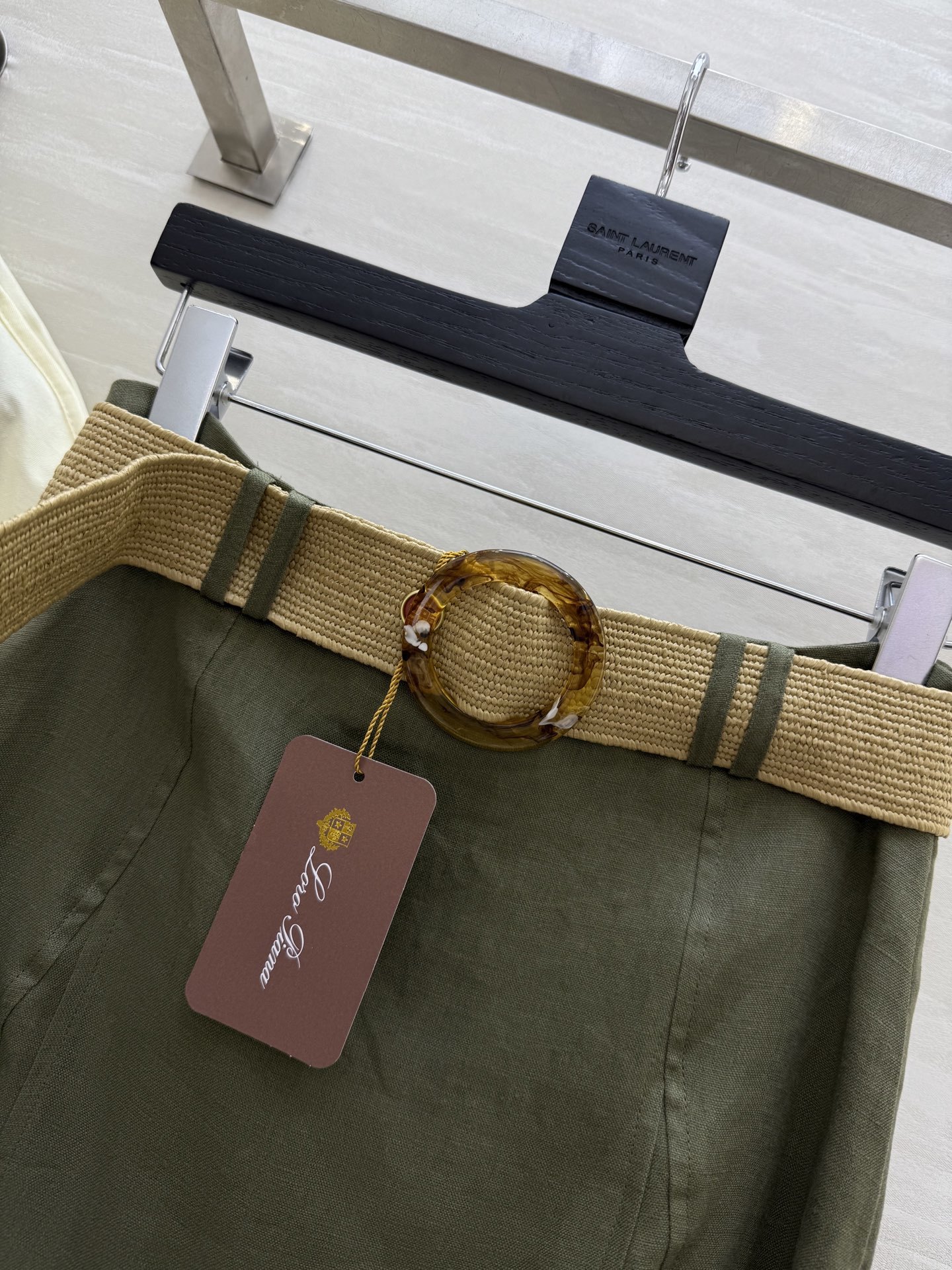 #LP²⁵新款 度假系列 亚麻极简老钱风A摆半裙 进口亚麻面料质感轻盈舒适 上身气质随性 经典版型百搭不