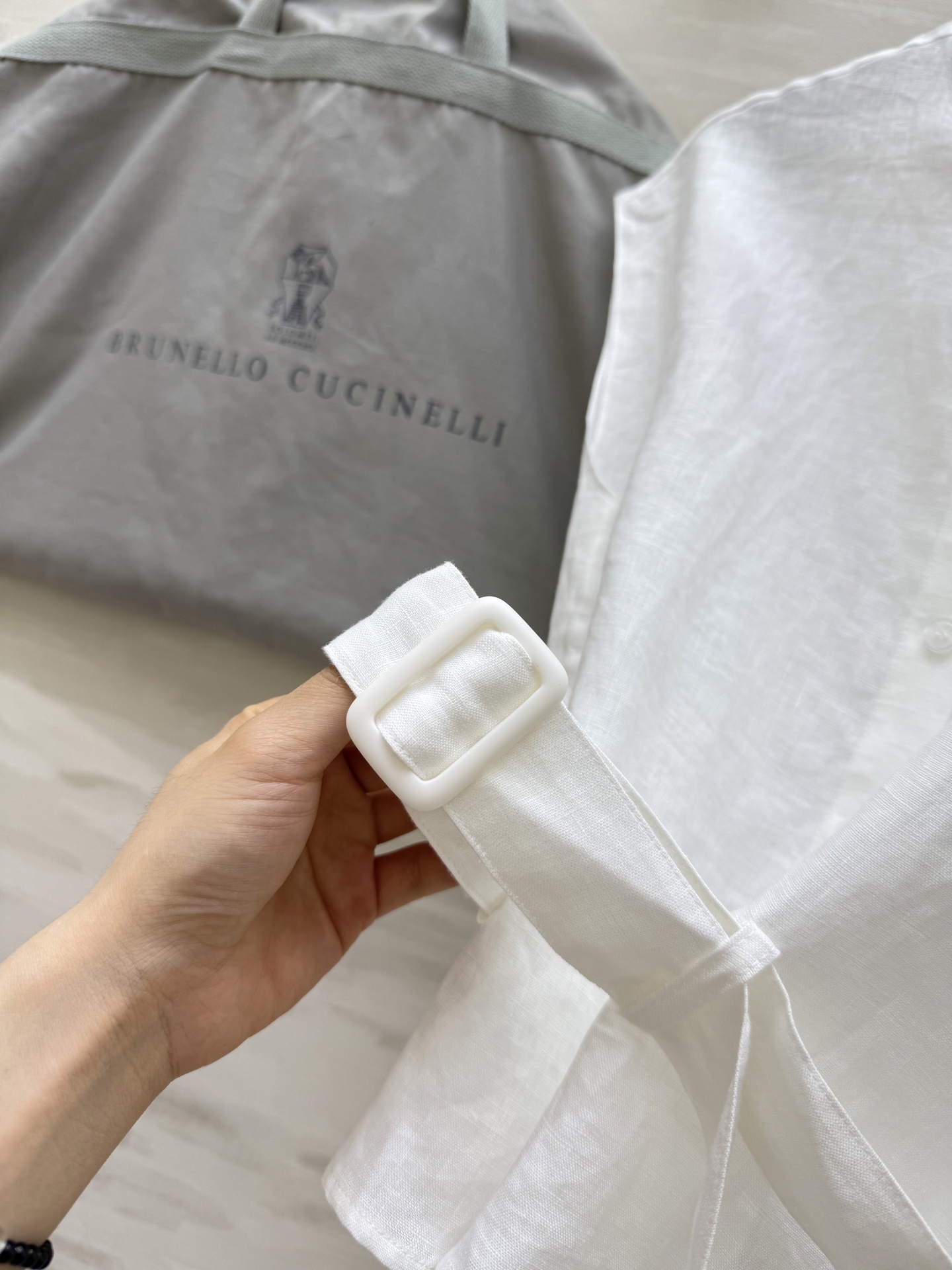 #BC²⁵度假系列 亚麻衬衣 百分百亚麻质地 腰部腰带点缀收腰显瘦 立体剪裁版型 日常或者通勤都可以 慵