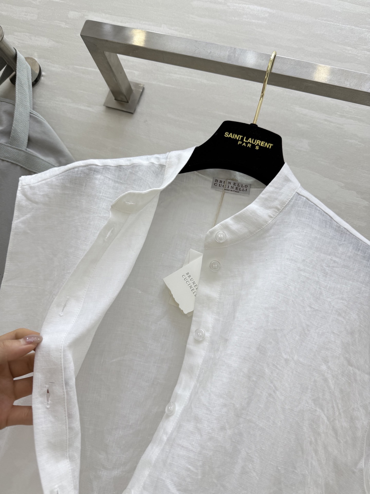 #BC²⁵度假系列 亚麻衬衣 百分百亚麻质地 腰部腰带点缀收腰显瘦 立体剪裁版型 日常或者通勤都可以 慵