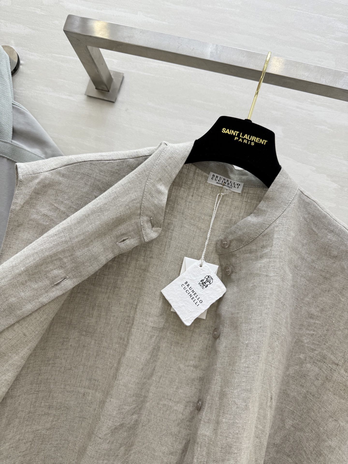 #BC²⁵度假系列 亚麻衬衣 百分百亚麻质地 腰部腰带点缀收腰显瘦 立体剪裁版型 日常或者通勤都可以 慵