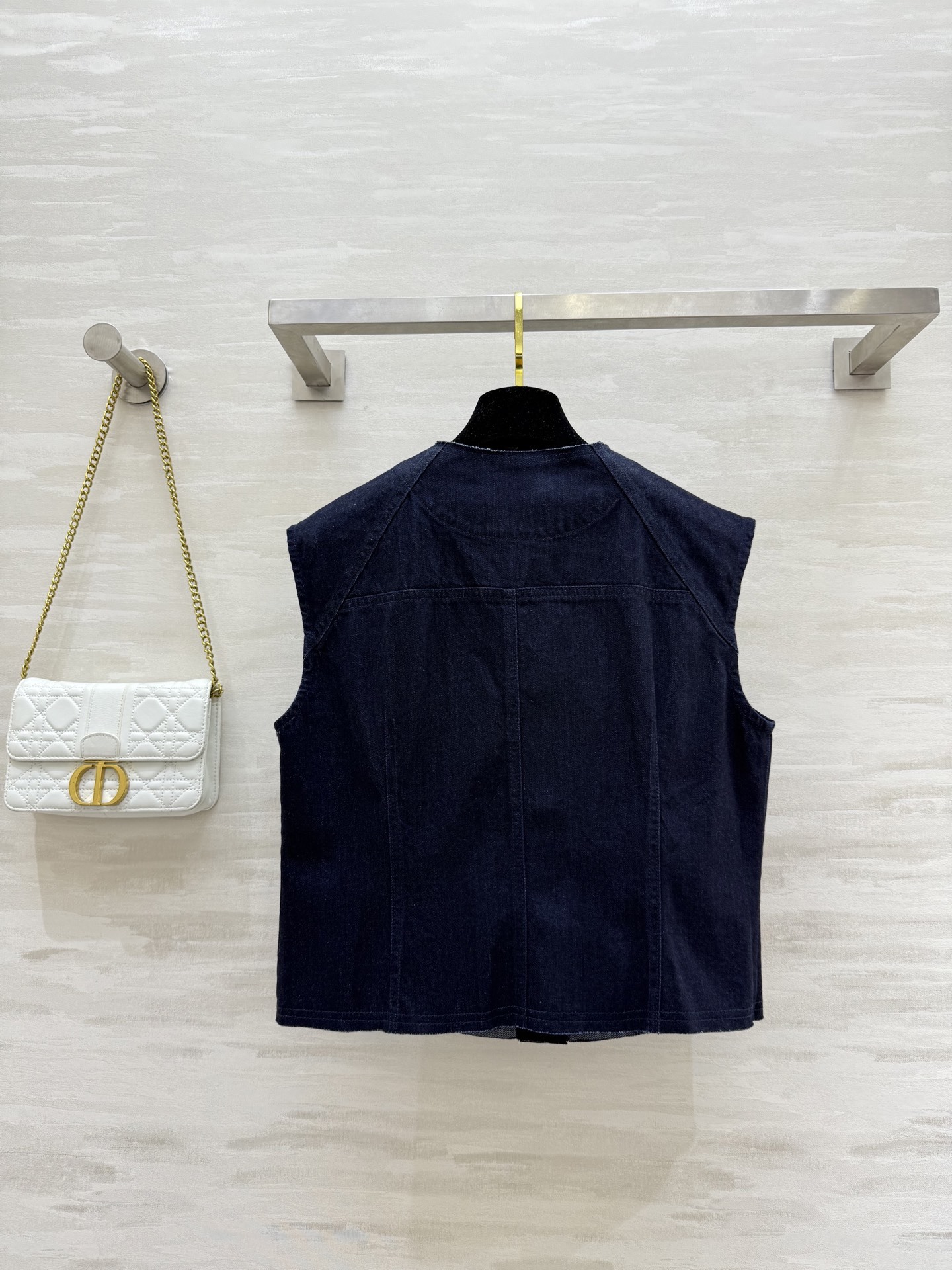 #DIO♡²⁵新款 原浆色牛仔马甲外套 定制进口牛仔面料 立体剪裁版型 高品质 现货首发size:36/