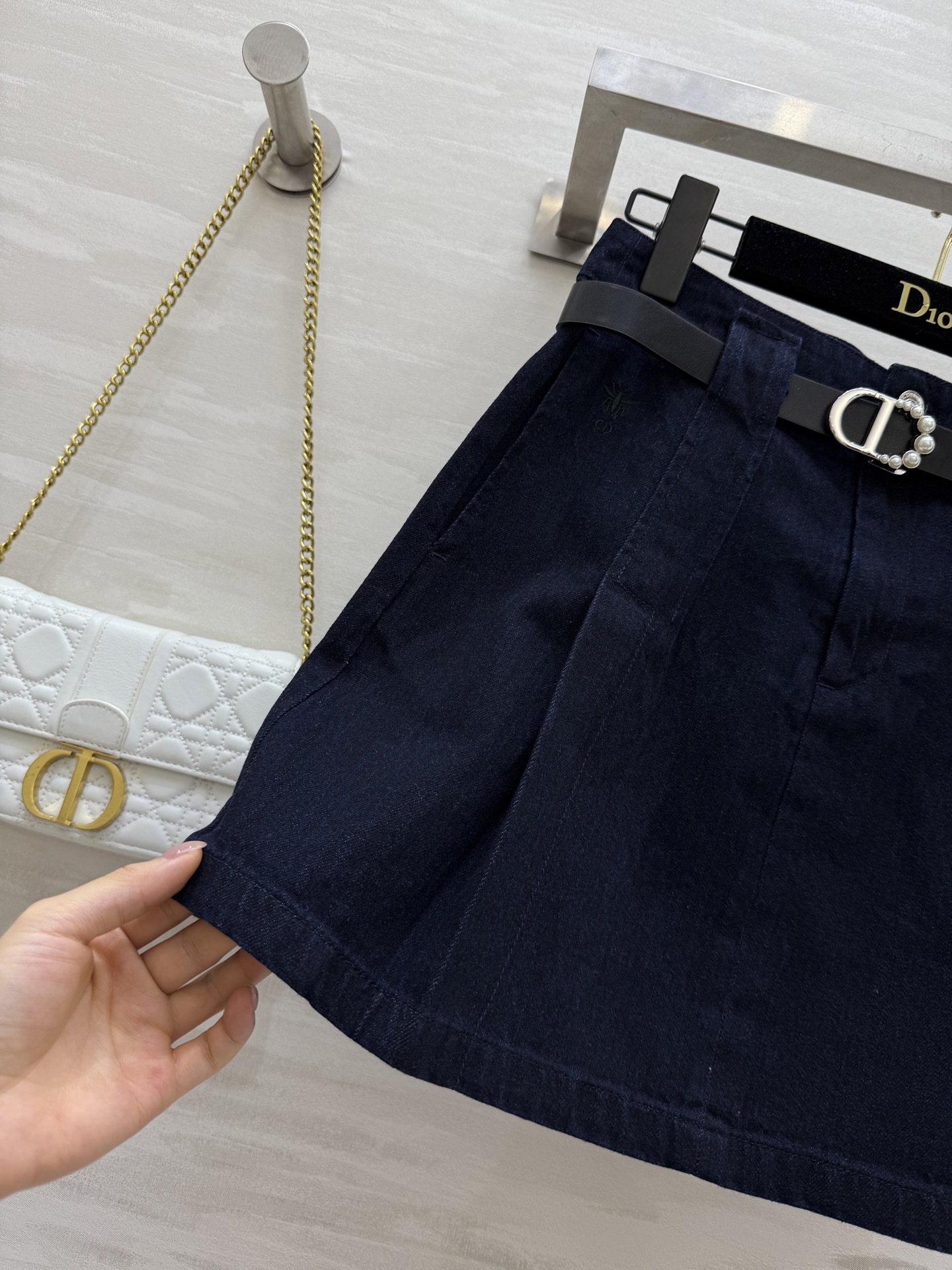 #DIO♡²⁵新款 原浆色牛仔半裙 定制进口牛仔面料 立体剪裁版型 配送腰带 高品质 现货首发size: