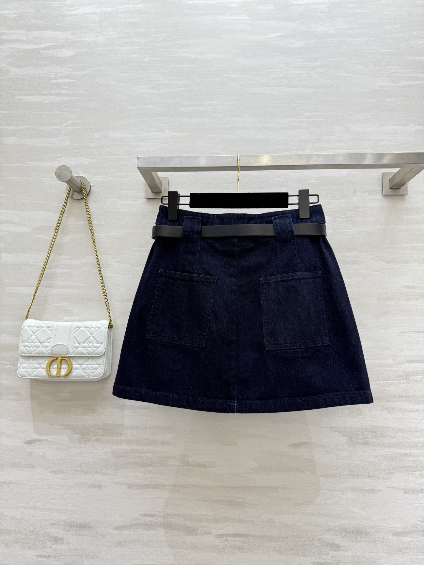 #DIO♡²⁵新款 原浆色牛仔半裙 定制进口牛仔面料 立体剪裁版型 配送腰带 高品质 现货首发size: