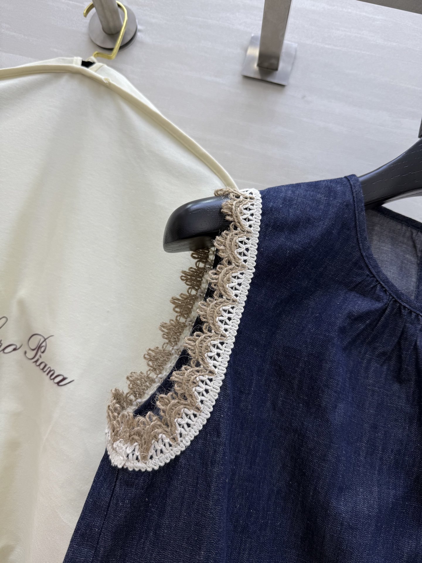 #LP²⁵新款度假南法风牛仔系列 花边草编立体刺绣 低调奢华细节感满满 经典褶裥圆领小A 版型搭配直筒裤