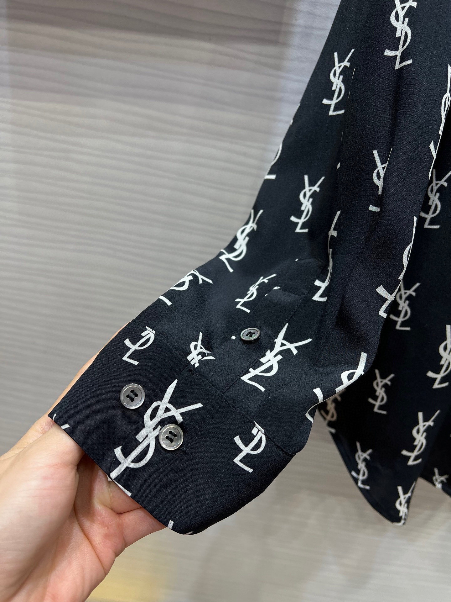 Saint Laurent Silk Long Sleeve Shirt - Elegant Designer Blouse for Women 6 i1753541001296 1594 0 4