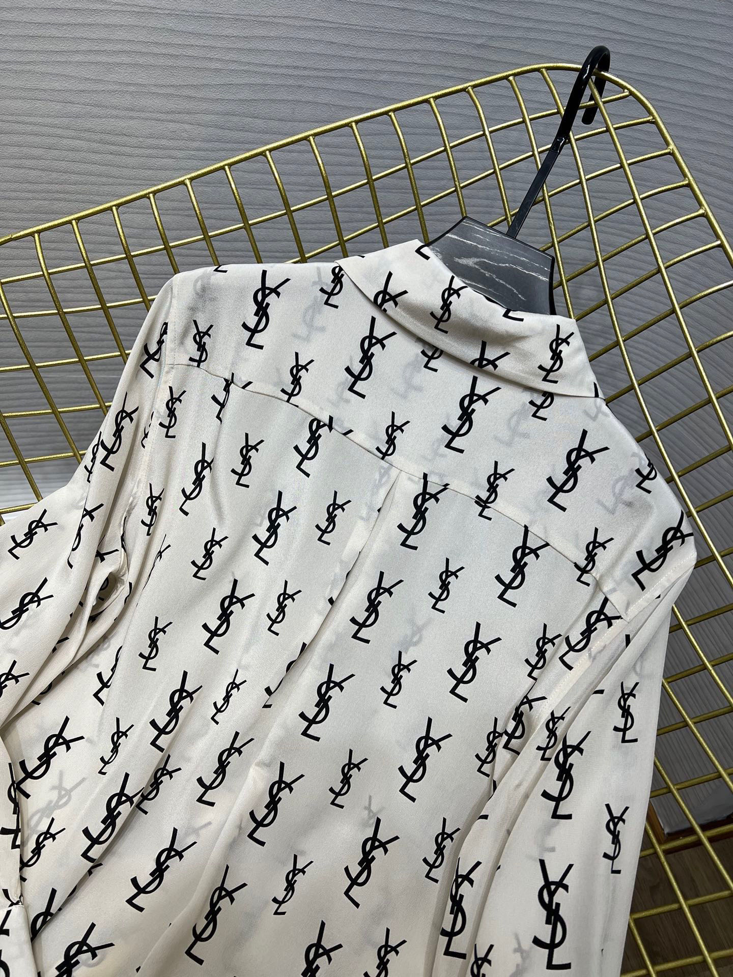 Saint Laurent Silk Long Sleeve Shirt - Elegant Women's Button-Down Top 10 i1753541079382 4727 0 8