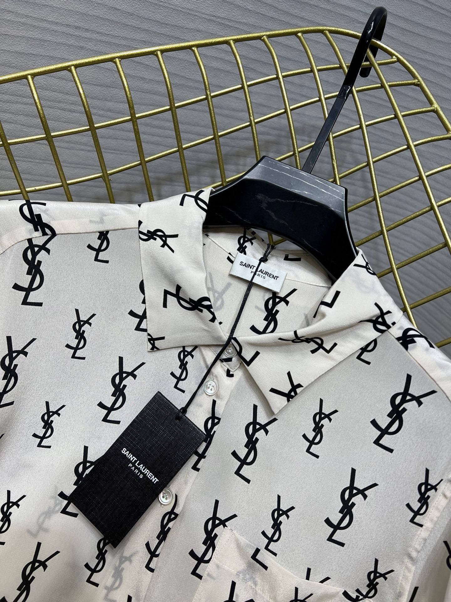 Saint Laurent Silk Long Sleeve Shirt - Elegant Women's Button-Down Top 6 i1753541079483 9234 0 4