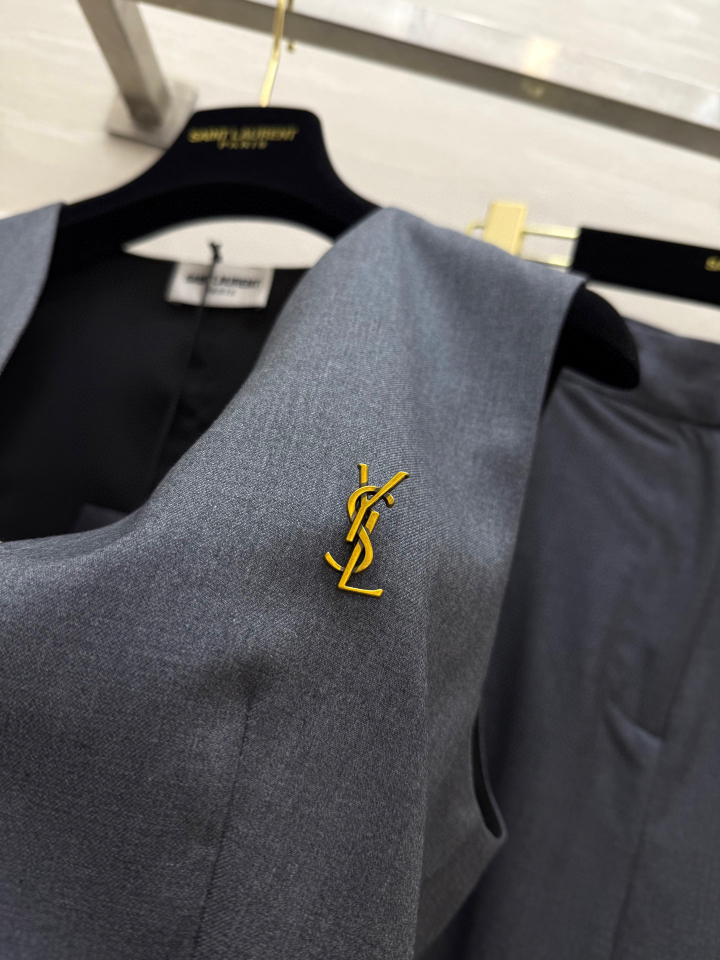 YSL Inspired Wool Vest Suit Set - Timeless Elegance & Modern Style 4 i1753542576544 880 0 2