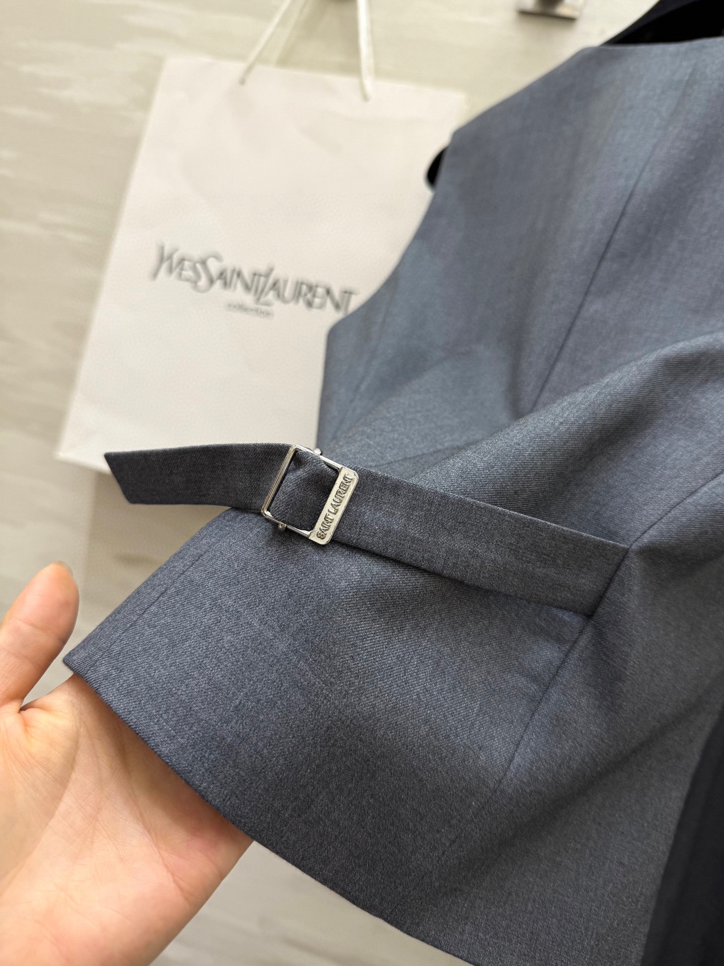 YSL Inspired Wool Vest Suit Set - Timeless Elegance & Modern Style 9 i1753542576811 7682 0 7