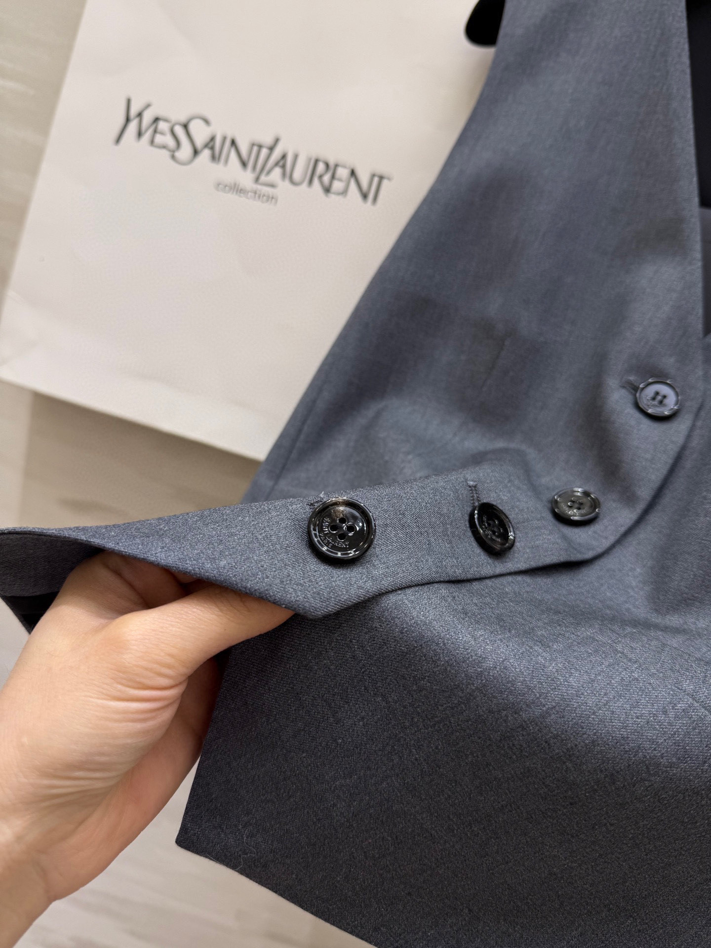 YSL Inspired Wool Vest Suit Set - Timeless Elegance & Modern Style 6 i1753542577895 437 0 4