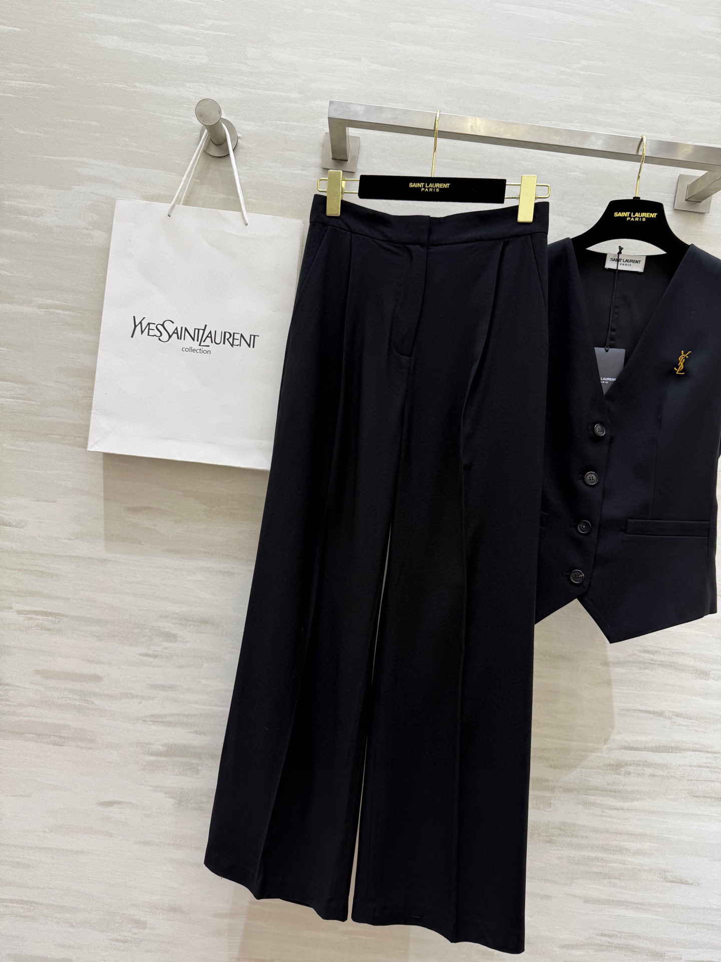 YSL Inspired Wool Vest Set: Timeless Elegance & Modern Style 6 i1753542606212 3827 0 4