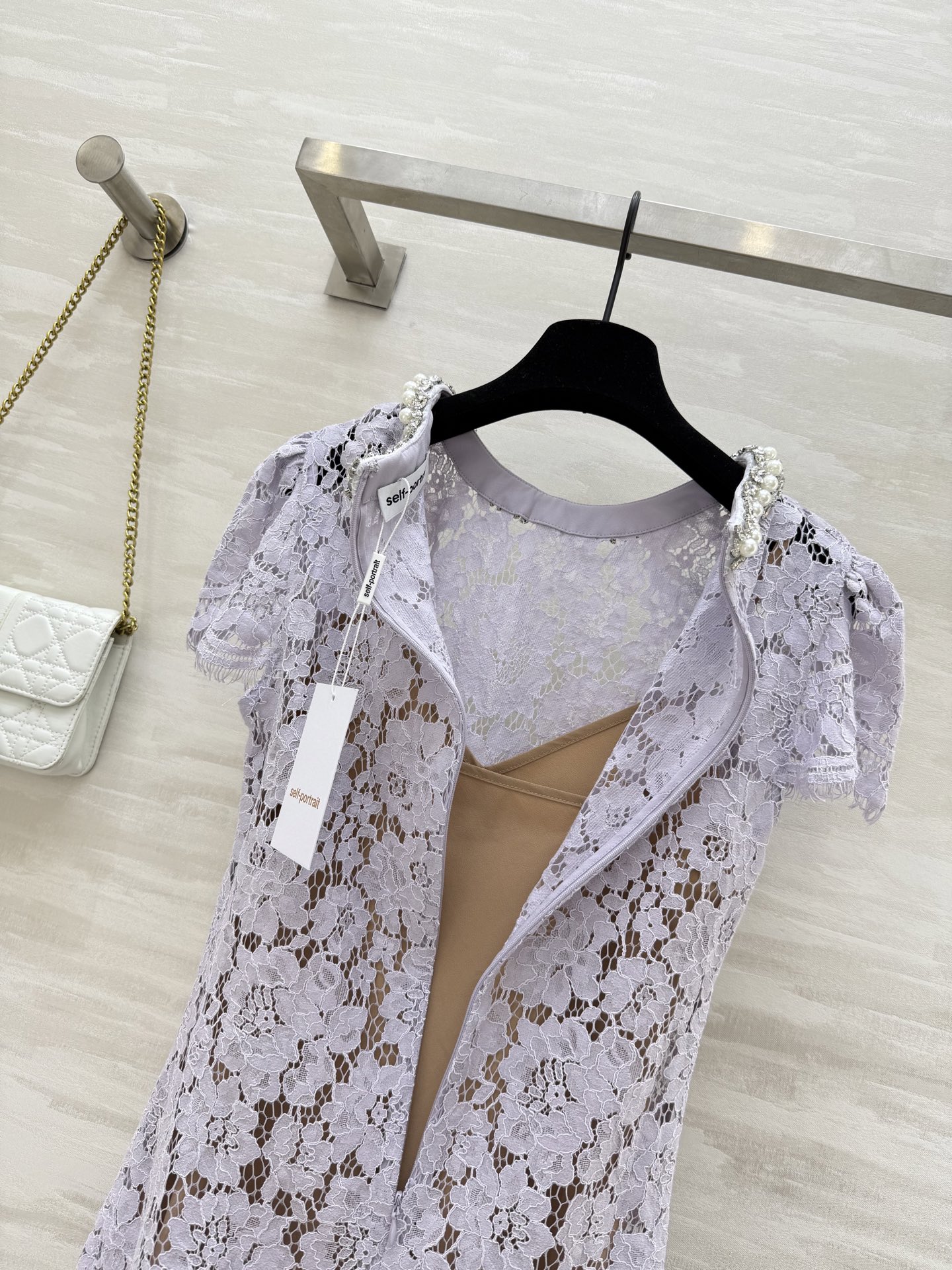 Elegant Purple Lace Mini Dress - Self Portrait Inspired, Premium Quality 9 i1754312764634 490 0 7