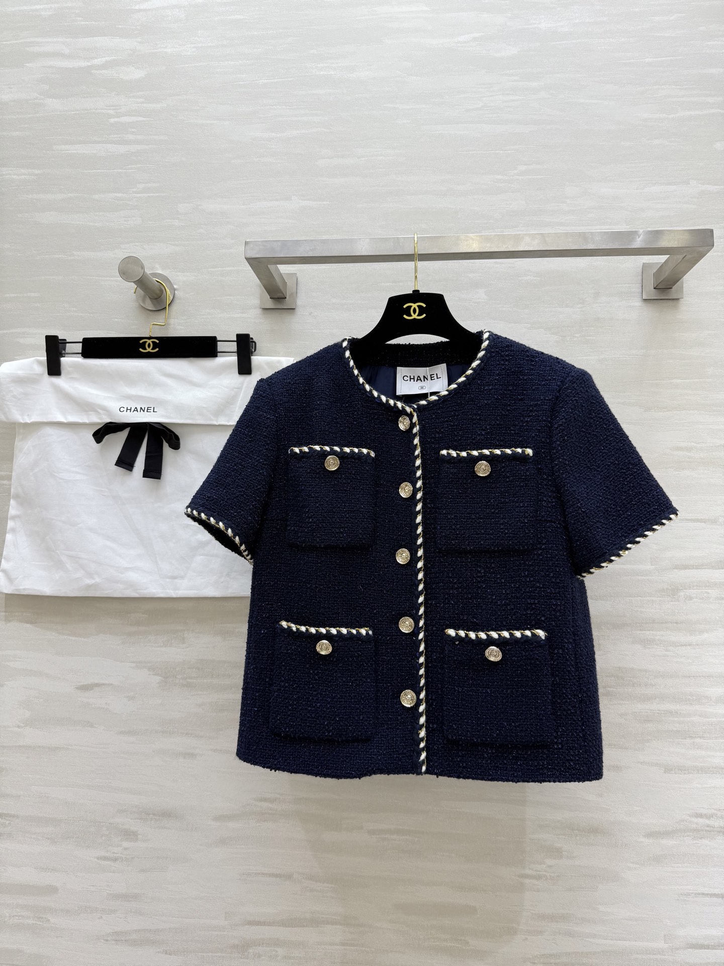 NO:461304,#ChaneA Embroidered Colorful Tweed Jacket High Quality Customized Spot First-time Size36/38/40, Chanel, Jackets & Coats,alexander wang19860909#ChaneA 刺绣幻彩斜纹软呢外套 高品质定制 现货首发size36/38/40,,chanel,jackets & coats,alexander wang,Women's clothing