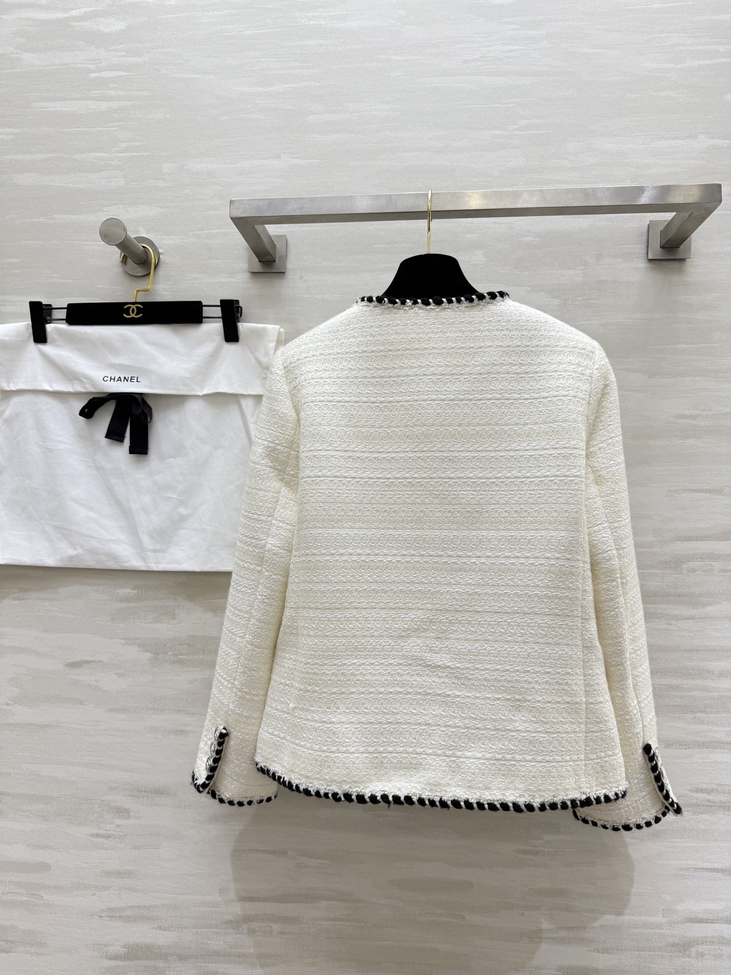 #CHANE♡²⁵秋冬新款 羊毛软呢外套 独家开版 经典四口袋元素 进口面料羊毛纱线 立体剪裁版型大气高