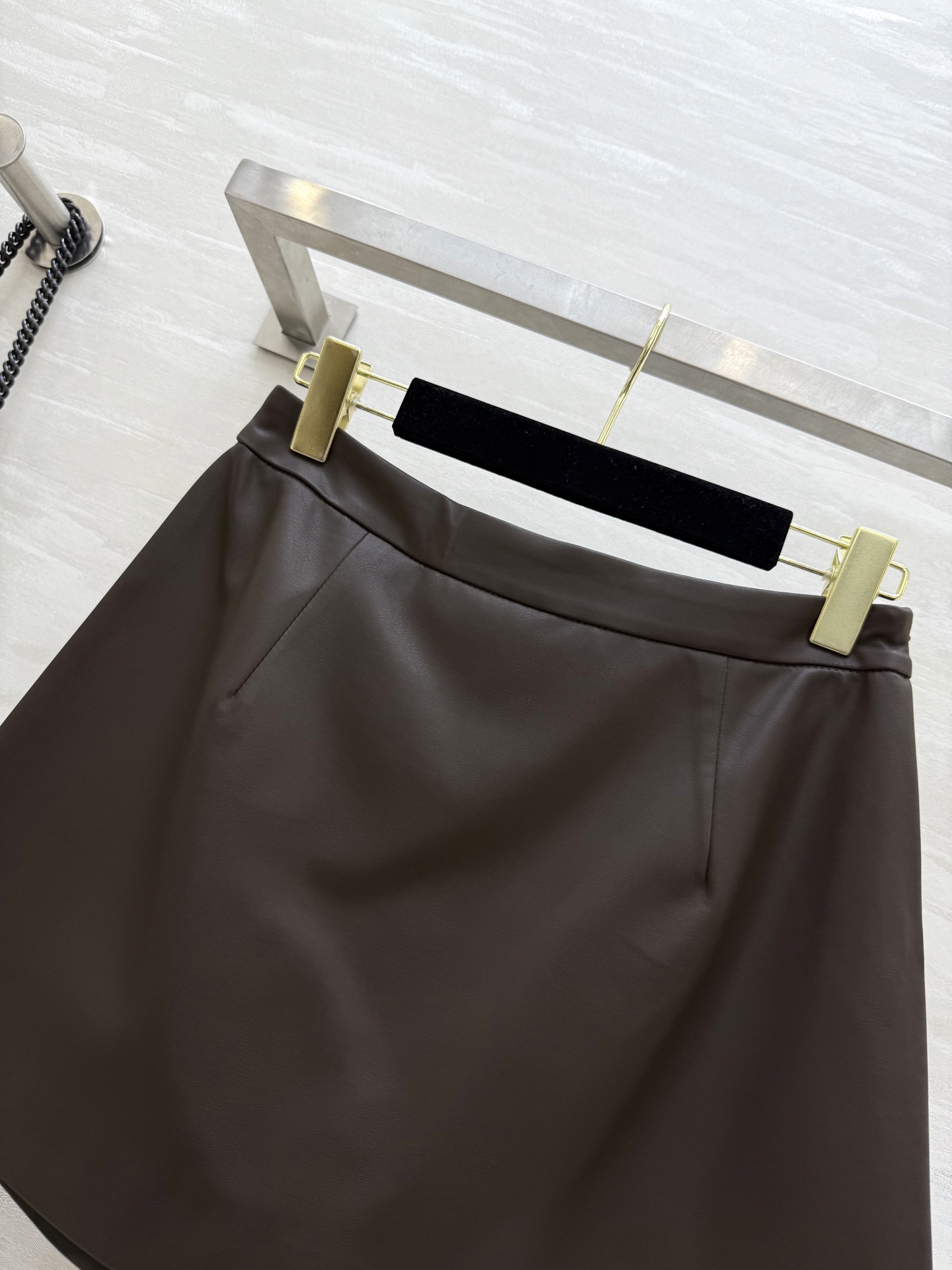 #Prad♡²⁵秋冬新款环保皮裤裙 俏皮时髦 内里防走光安全裤设计 立体剪裁版型 高品质定制 现货首发s