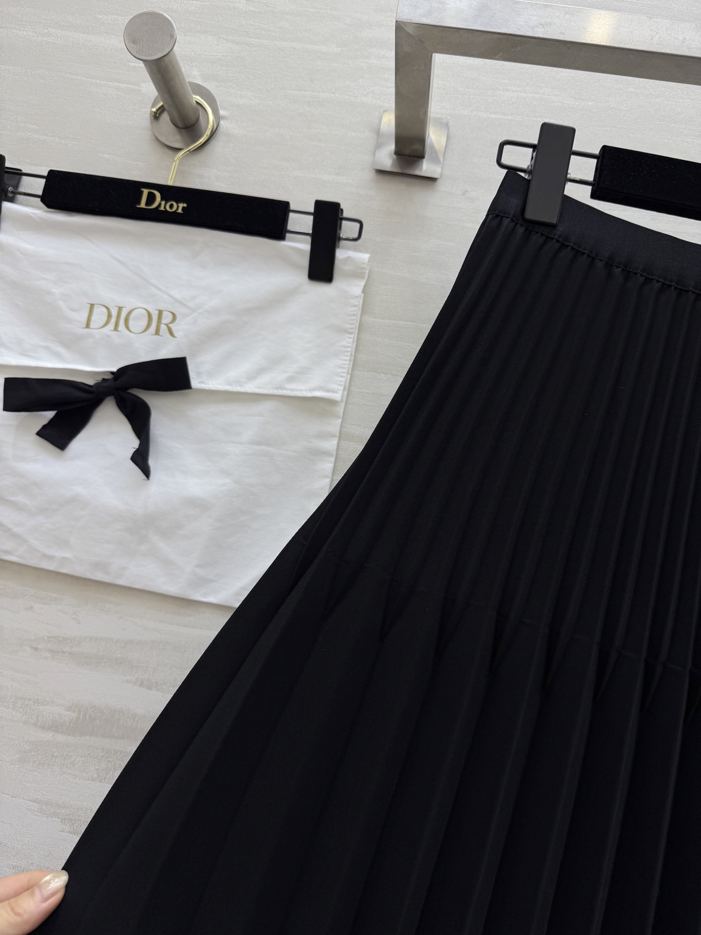 #DIO♡²⁵秋冬新款 哑光百褶压褶半裙 优雅大方 重工艺高温压褶 高品质定制 现货首发size：S/M