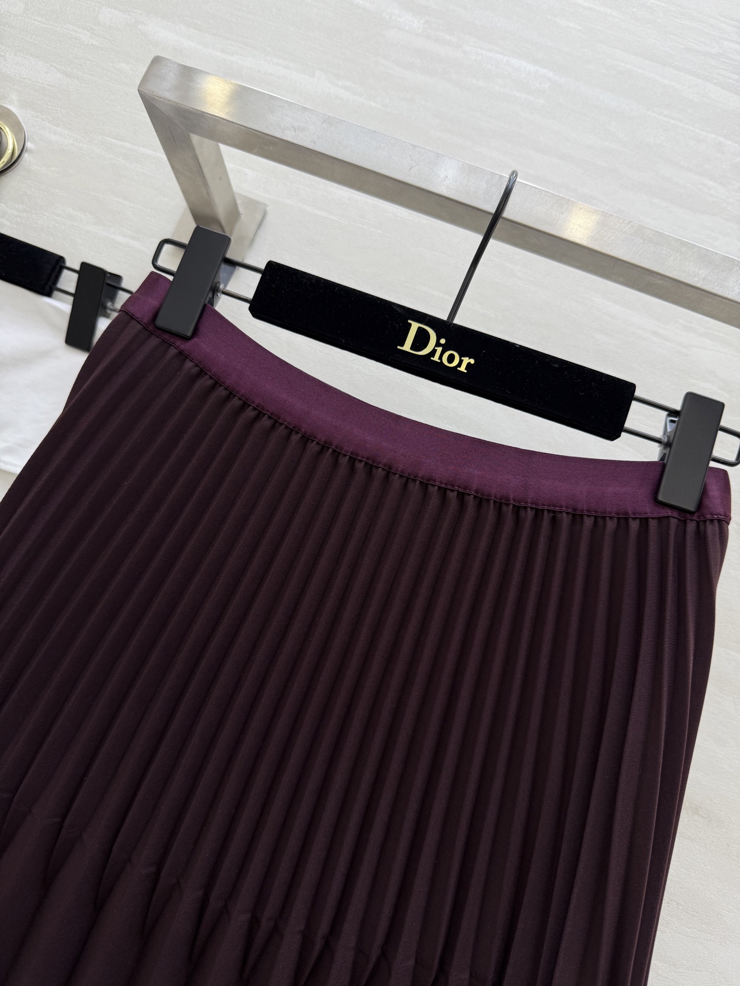 #DIO♡²⁵秋冬新款 哑光百褶压褶半裙 优雅大方 重工艺高温压褶 高品质定制 现货首发size：S/M