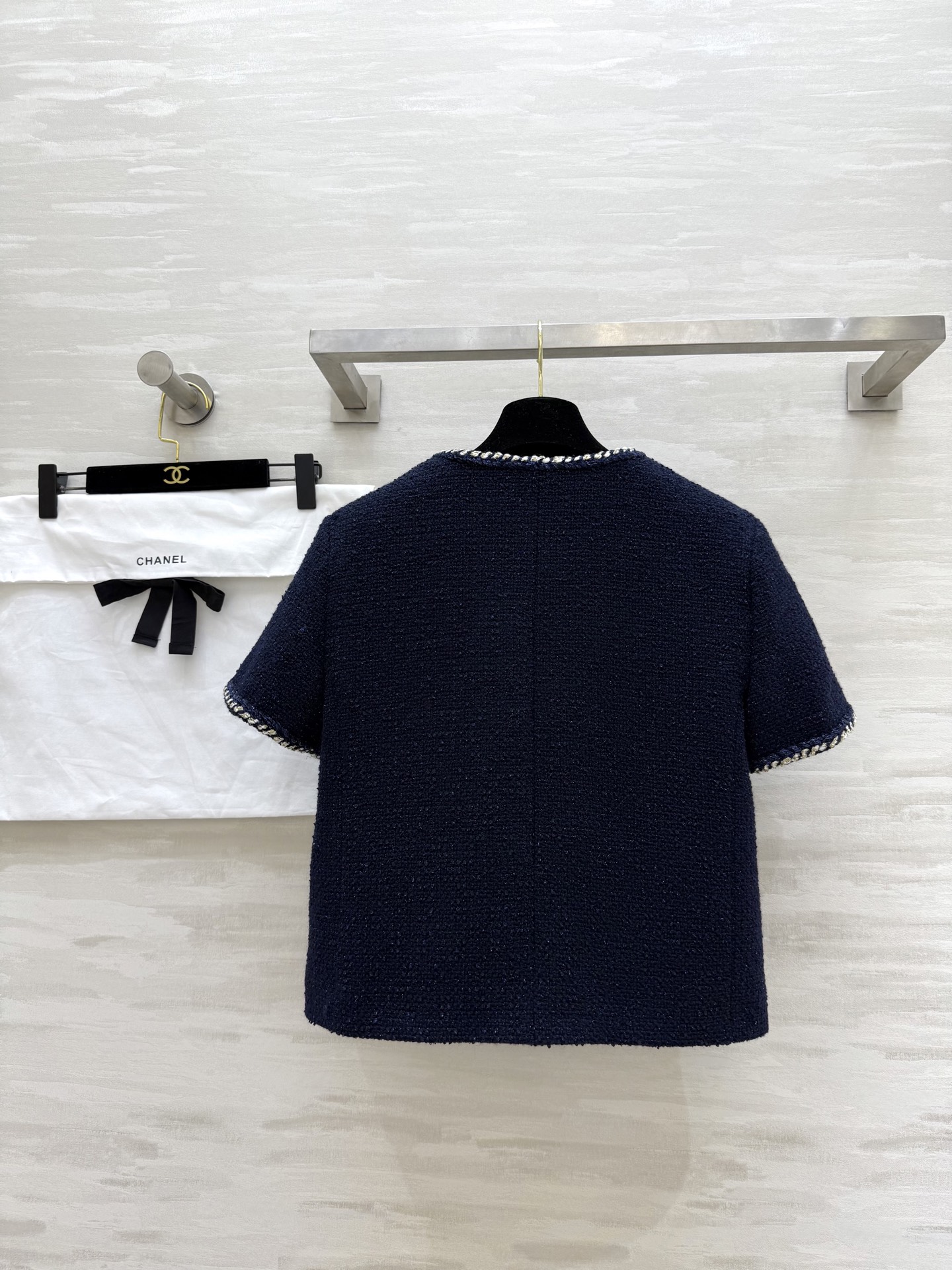 #Chane♡²⁵A 刺绣幻彩斜纹软呢外套 高品质定制 现货首发size：36/38/40（）