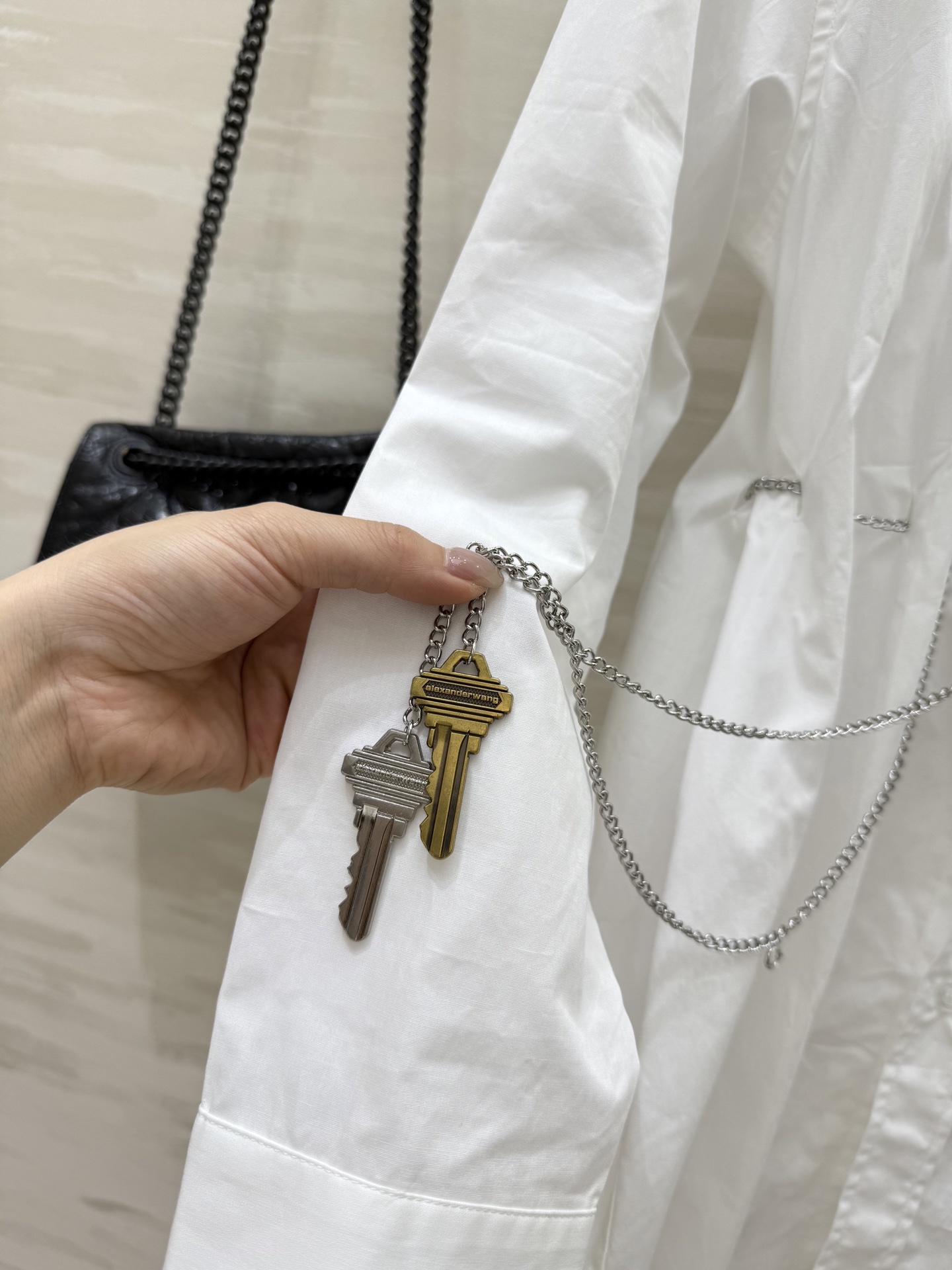 Alexander Wang Chain Detail Shirt - High Quality Custom Design 10 i1755957265662 5833 0 8
