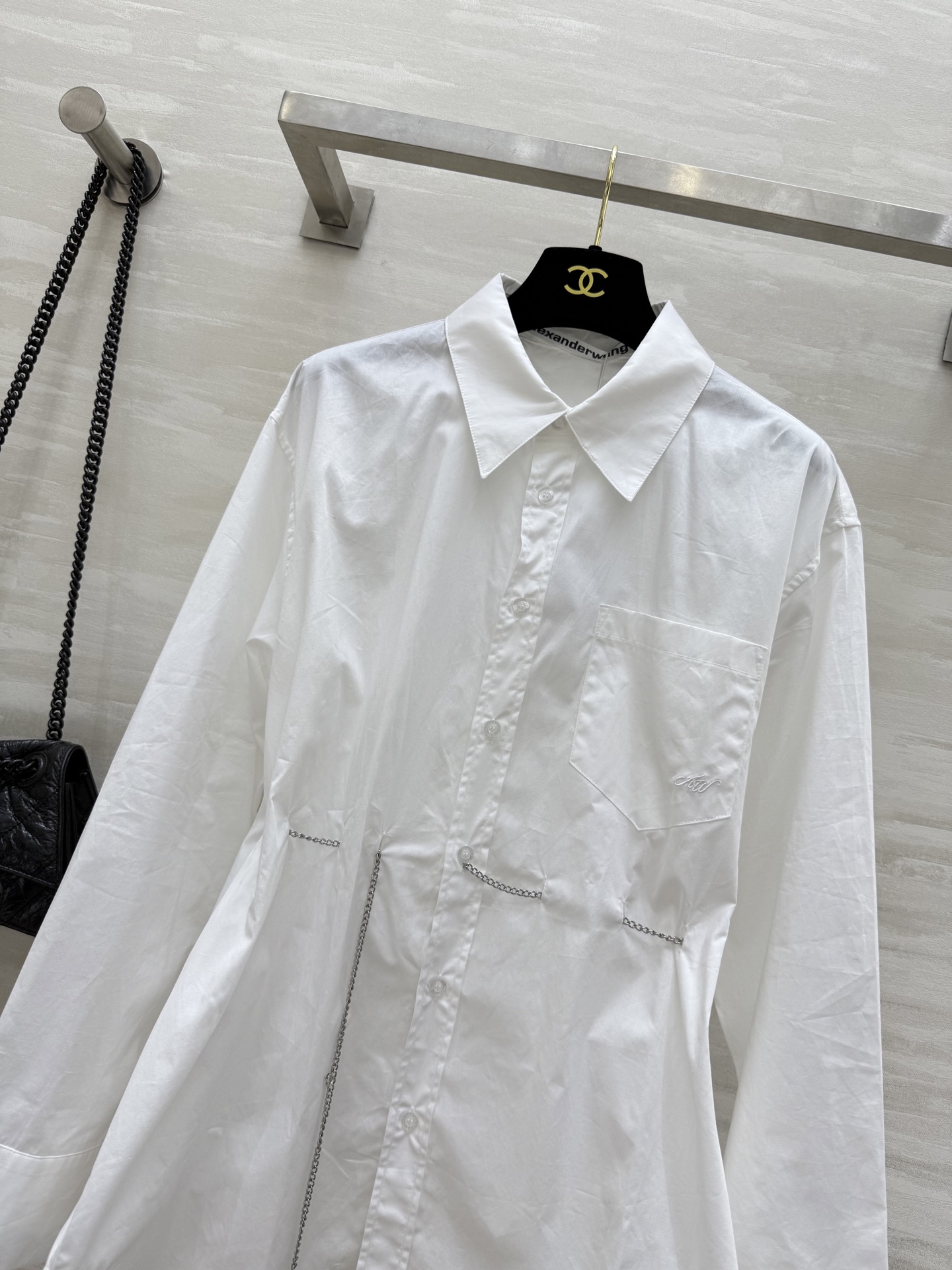 Alexander Wang Chain Detail Shirt - High Quality Custom Design 6 i1755957265745 3346 0 4
