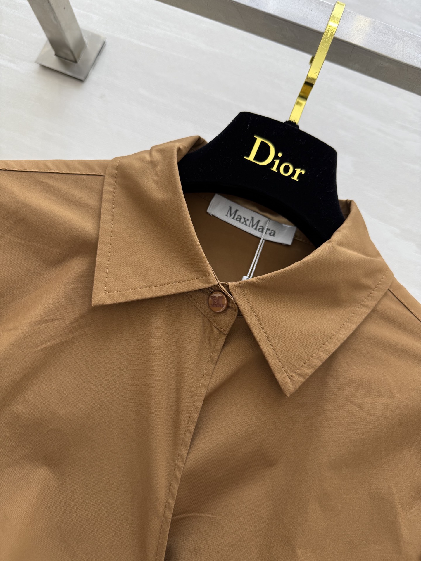 MaxMara｜围裹式衬衣裙 高品质定制 现货首发size：S/M/L（s码胸围：90，衣长：110）