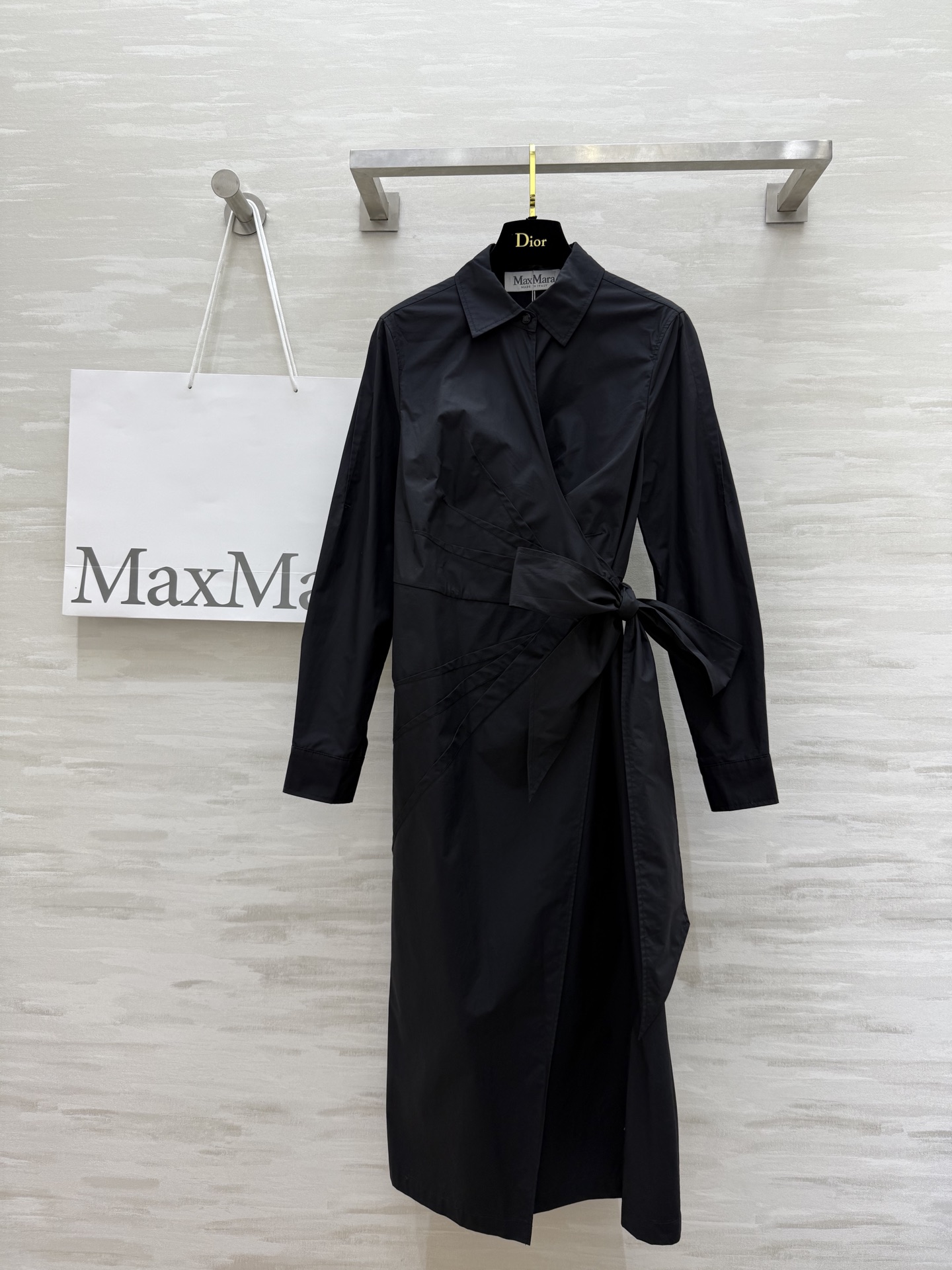 NO:474473,MaxMara｜Wrapped shirt dress High quality customization Spot first-time sizeS/M/L (size s size bust 90, 110 length), skirts, alexander wang19860909MaxMara｜围裹式衬衣裙 高品质定制 现货首发sizeS/M/L（s码胸围90,衣长110）,,skirts,alexander wang,Women's clothing