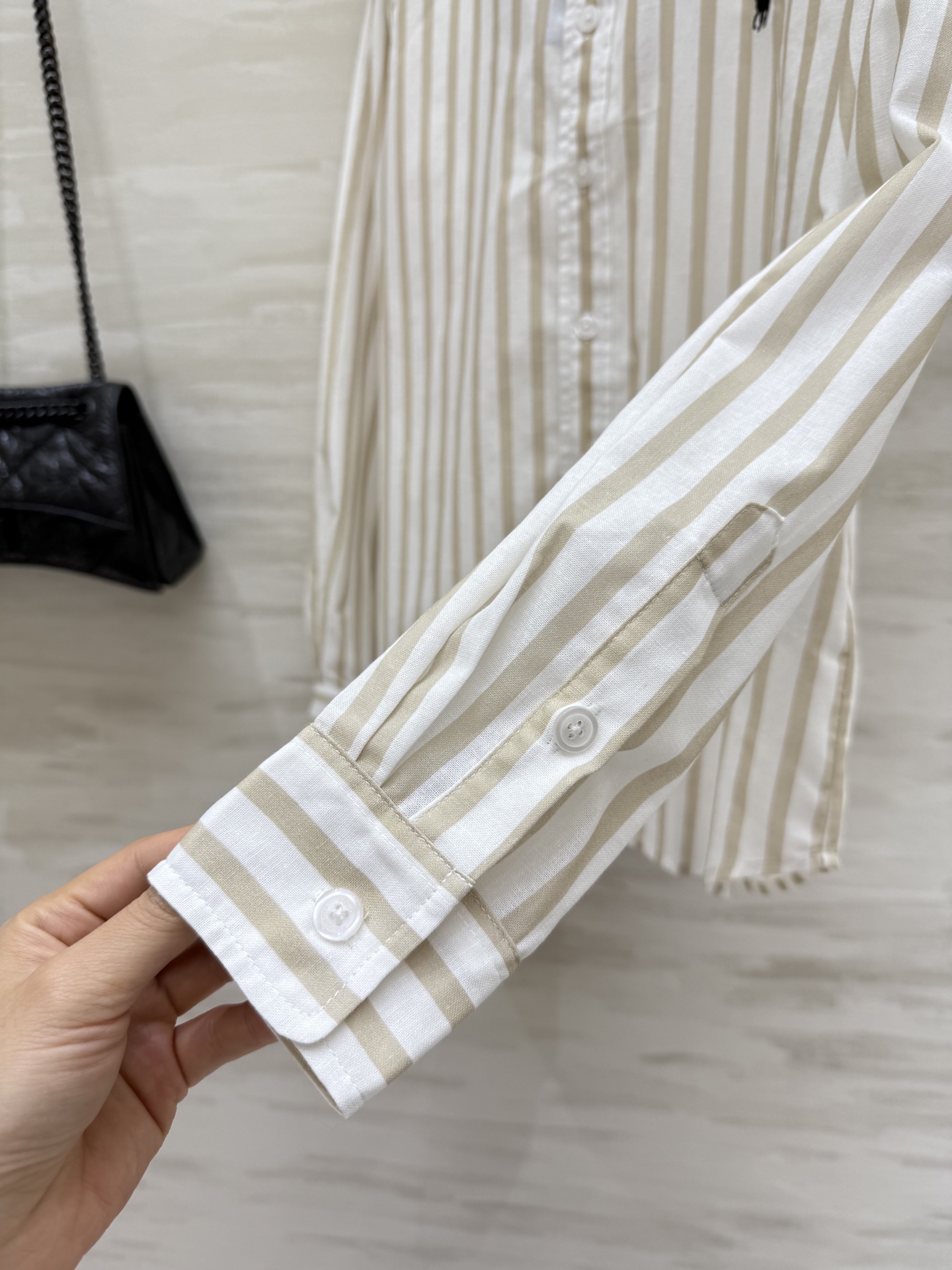 #拉夫劳伦²⁵早秋新款 logo刺绣条纹衬衣 前襟经典logo刺绣装饰 日常必备款 出街凹造型防晒多功能