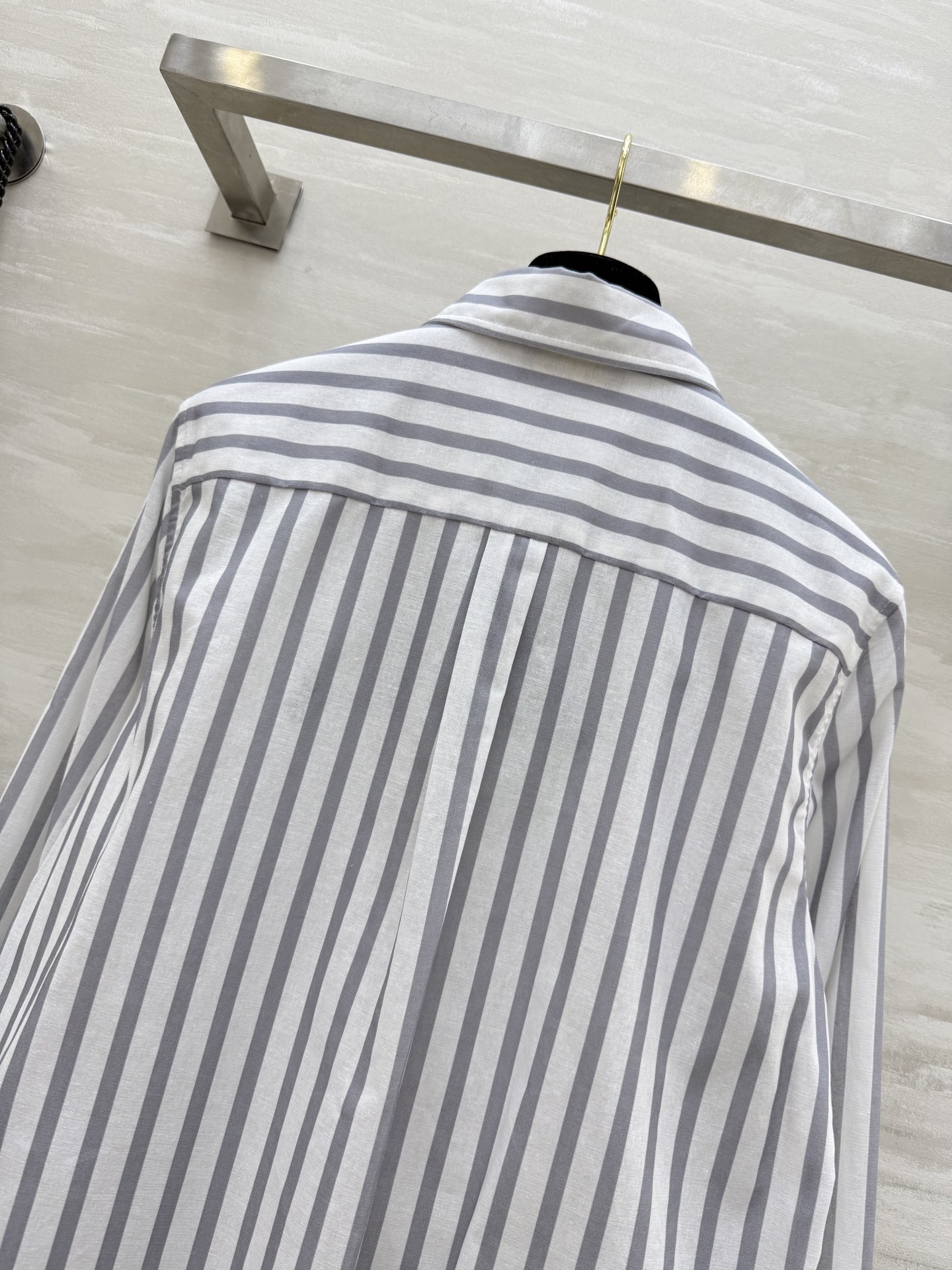 #拉夫劳伦²⁵早秋新款 logo刺绣条纹衬衣 前襟经典logo刺绣装饰 日常必备款 出街凹造型防晒多功能