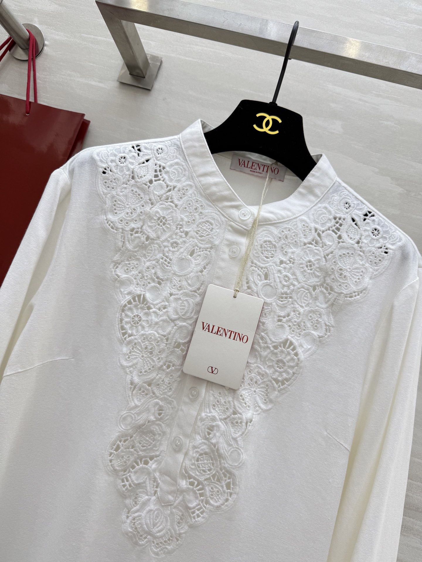 #Valentin♡²⁵早秋新款 重工刺绣连衣裙 立体定位镂空刺绣面料特别重工 上身超美  高品质定制 