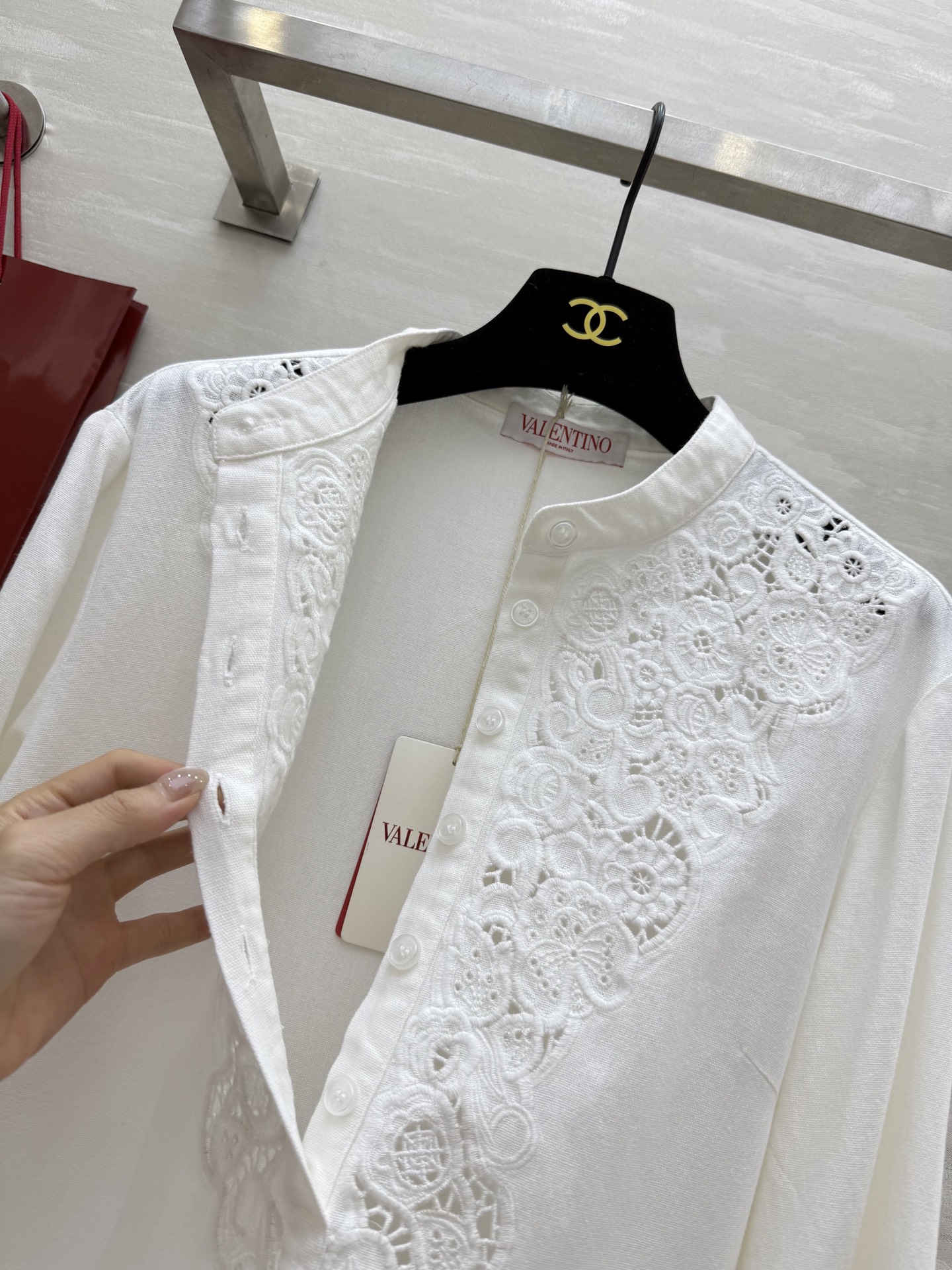 #Valentin♡²⁵早秋新款 重工刺绣连衣裙 立体定位镂空刺绣面料特别重工 上身超美  高品质定制 