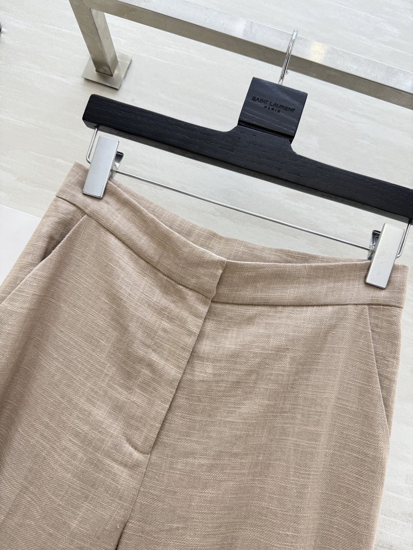 #MaxMar♡²⁵早秋新款 极简主义 亚麻直筒西裤 极简主义 定制高定密度亚麻面料挺阔有型 慵懒随性的