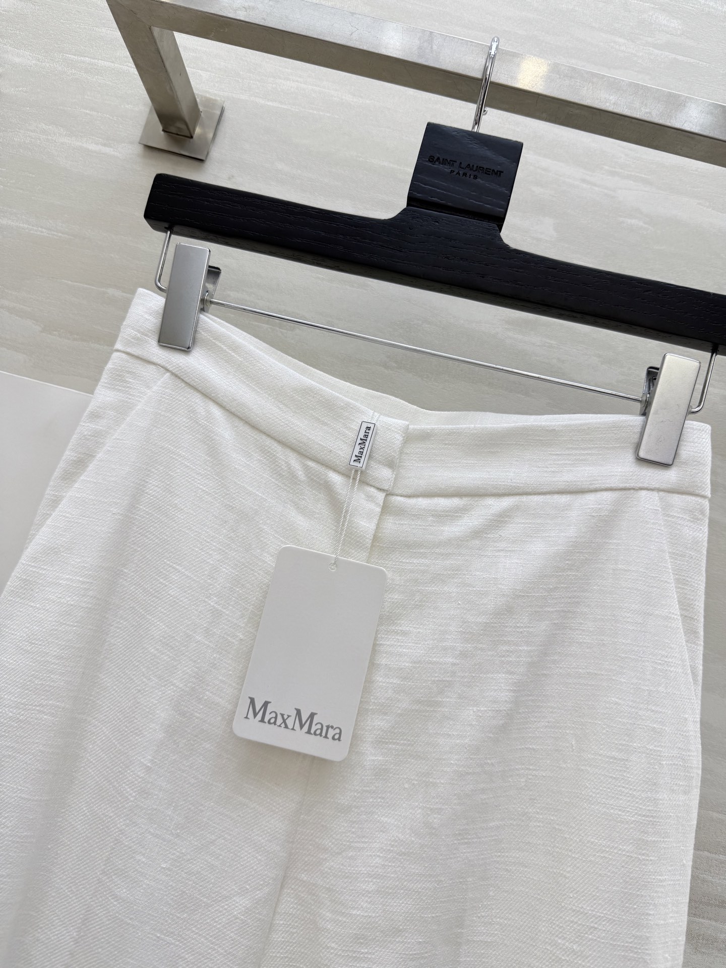 #MaxMar♡²⁵早秋新款 极简主义 亚麻直筒西裤 极简主义 定制高定密度亚麻面料挺阔有型 慵懒随性的