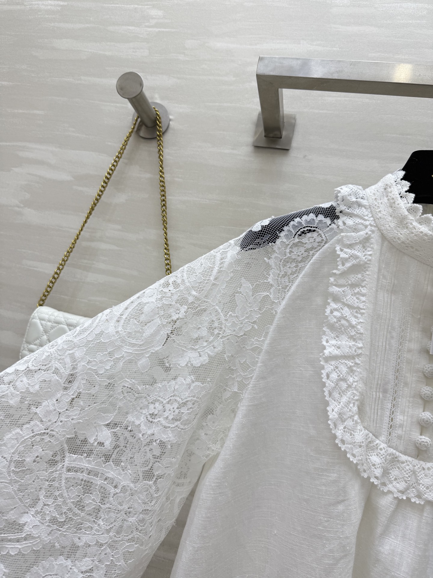 #Zimm²⁵度假系列 宫廷风亚麻蕾丝衬衣 超级重工 高品质定制 现货首发size：S/M/L（s码胸围