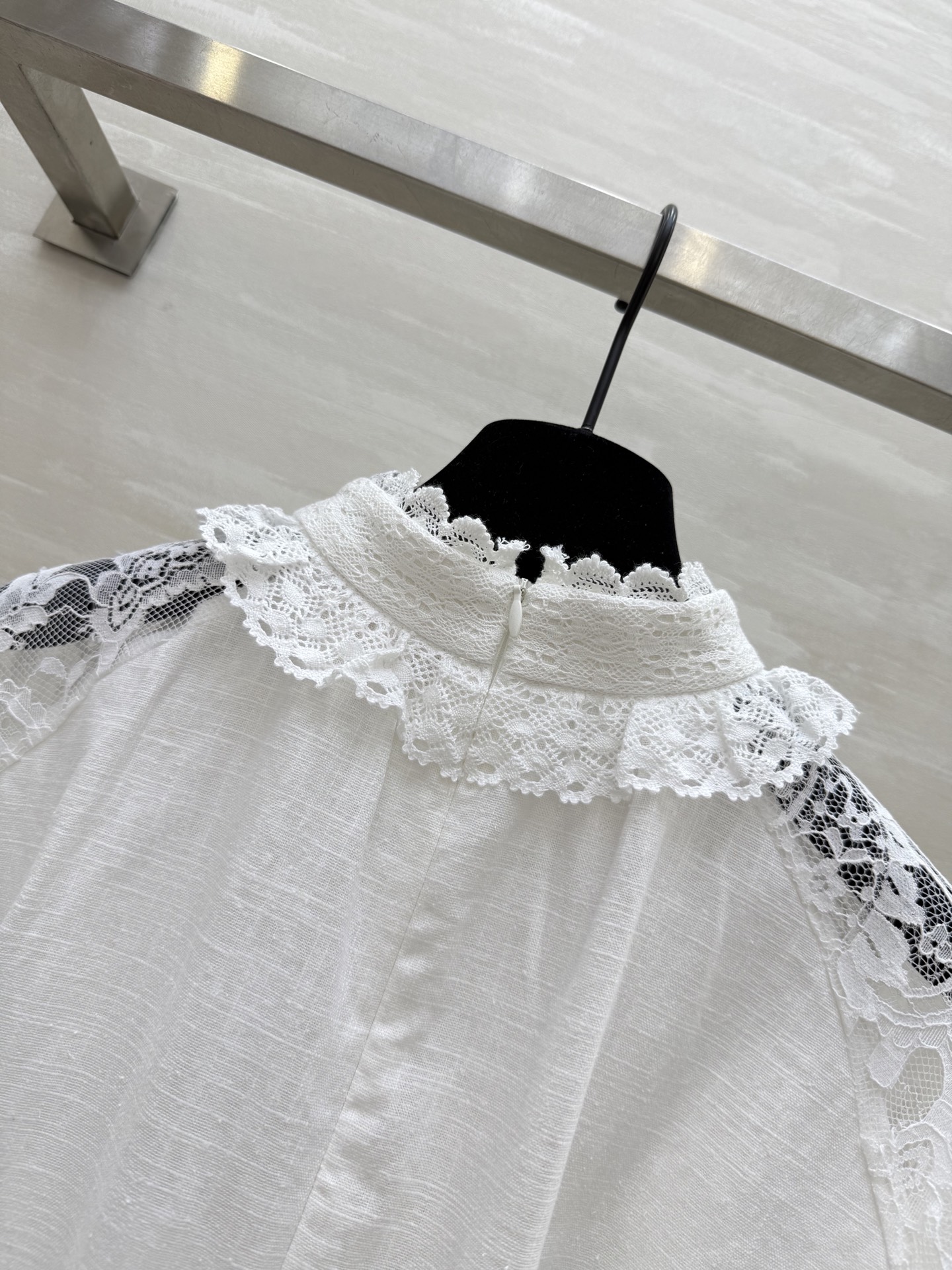 #Zimm²⁵度假系列 宫廷风亚麻蕾丝衬衣 超级重工 高品质定制 现货首发size：S/M/L（s码胸围