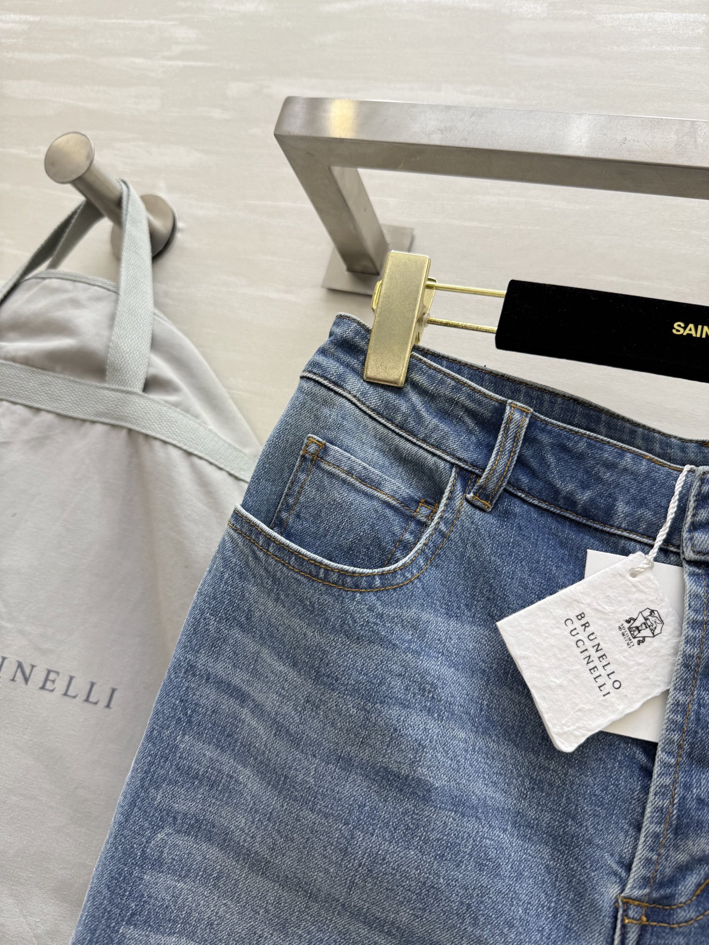 #BC²⁵早秋新款 直筒牛仔裤 立体剪裁版型超级显腿长显瘦 高品质定制 现货首发size：S/M/L（s