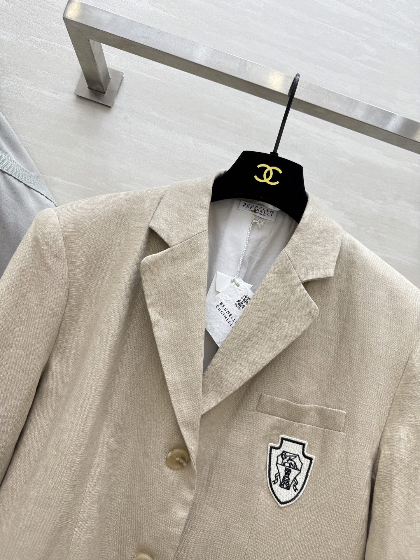 #BC²⁵秋冬新款 亚麻廓形西装外套 定制亚麻面料 宽松廓形大气高级 高品质 现货首发size：S/M/