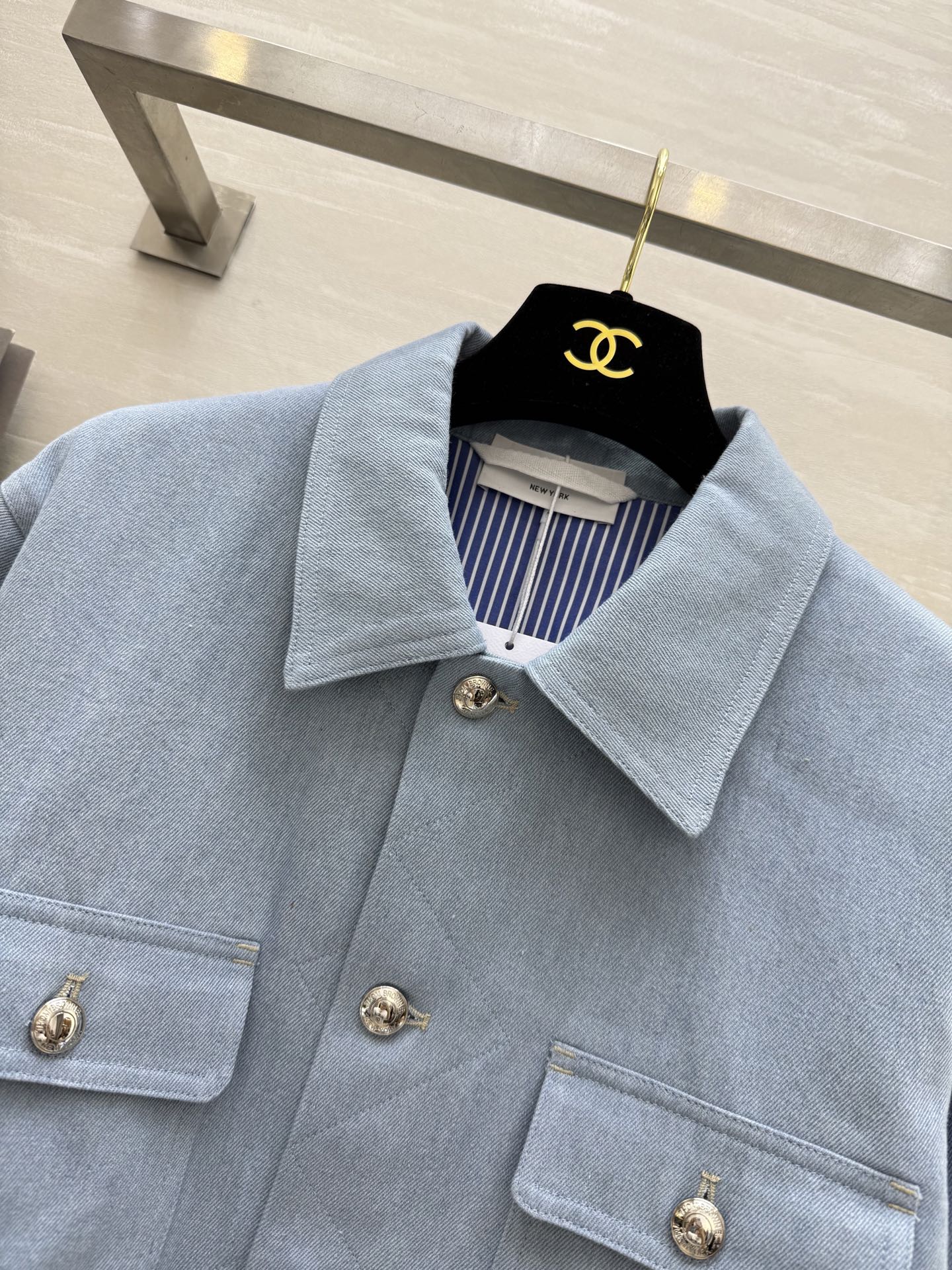 #汤姆布朗²⁵秋冬新款 做旧牛仔夹克外套 高品质 现货来size：S/M/L（s码胸围：108，衣长：5