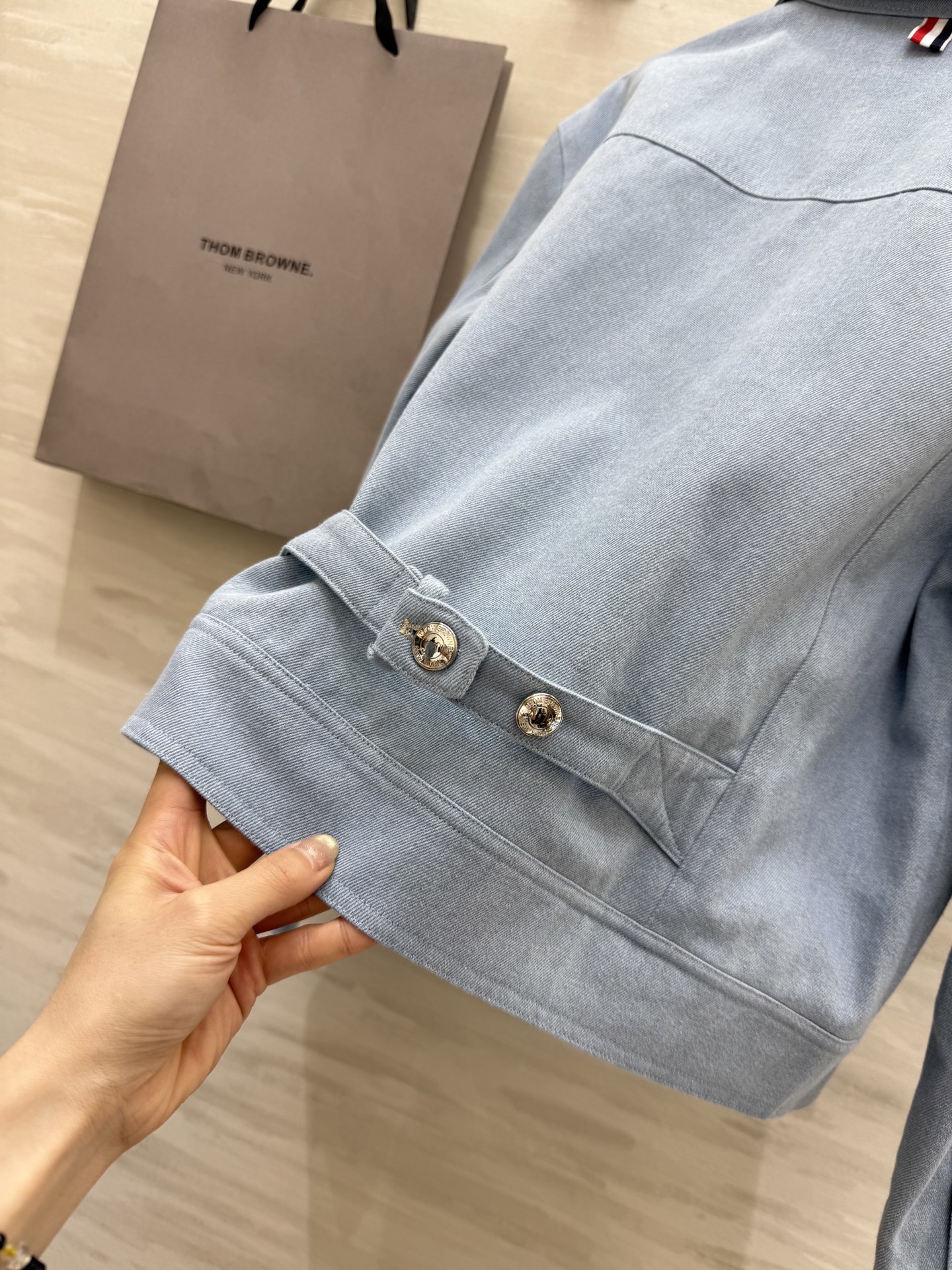 #汤姆布朗²⁵秋冬新款 做旧牛仔夹克外套 高品质 现货来size：S/M/L（s码胸围：108，衣长：5