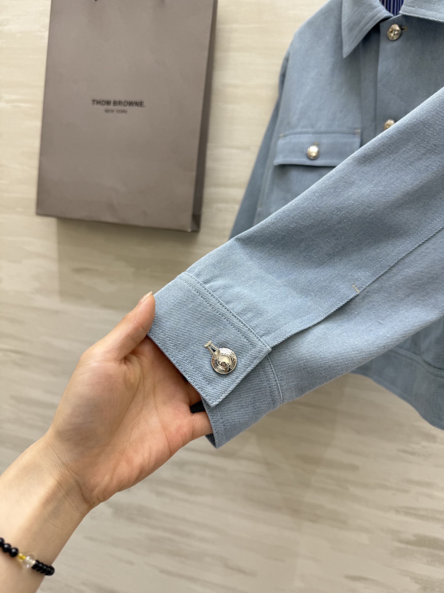 #汤姆布朗²⁵秋冬新款 做旧牛仔夹克外套 高品质 现货来size：S/M/L（s码胸围：108，衣长：5