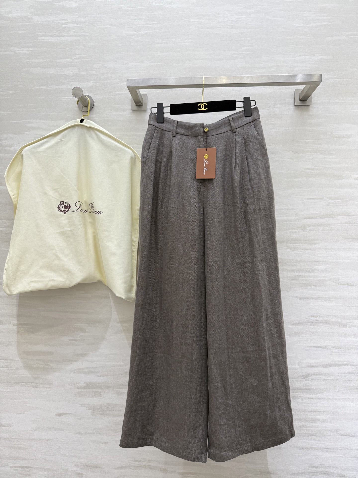 NO:480852,#LP new autumn and winter style retro herringbone linen straight pants high quality spot sizeS/M/L (size size 66, hip circumference, pants length), loro piana, alexander wang19860909#LP秋冬新款 复古人字纹亚麻直筒裤 高品质 现货来sizeS/M/L（s码腰围66,臀围,裤长）,,loro piana,alexander wang,Women's clothing