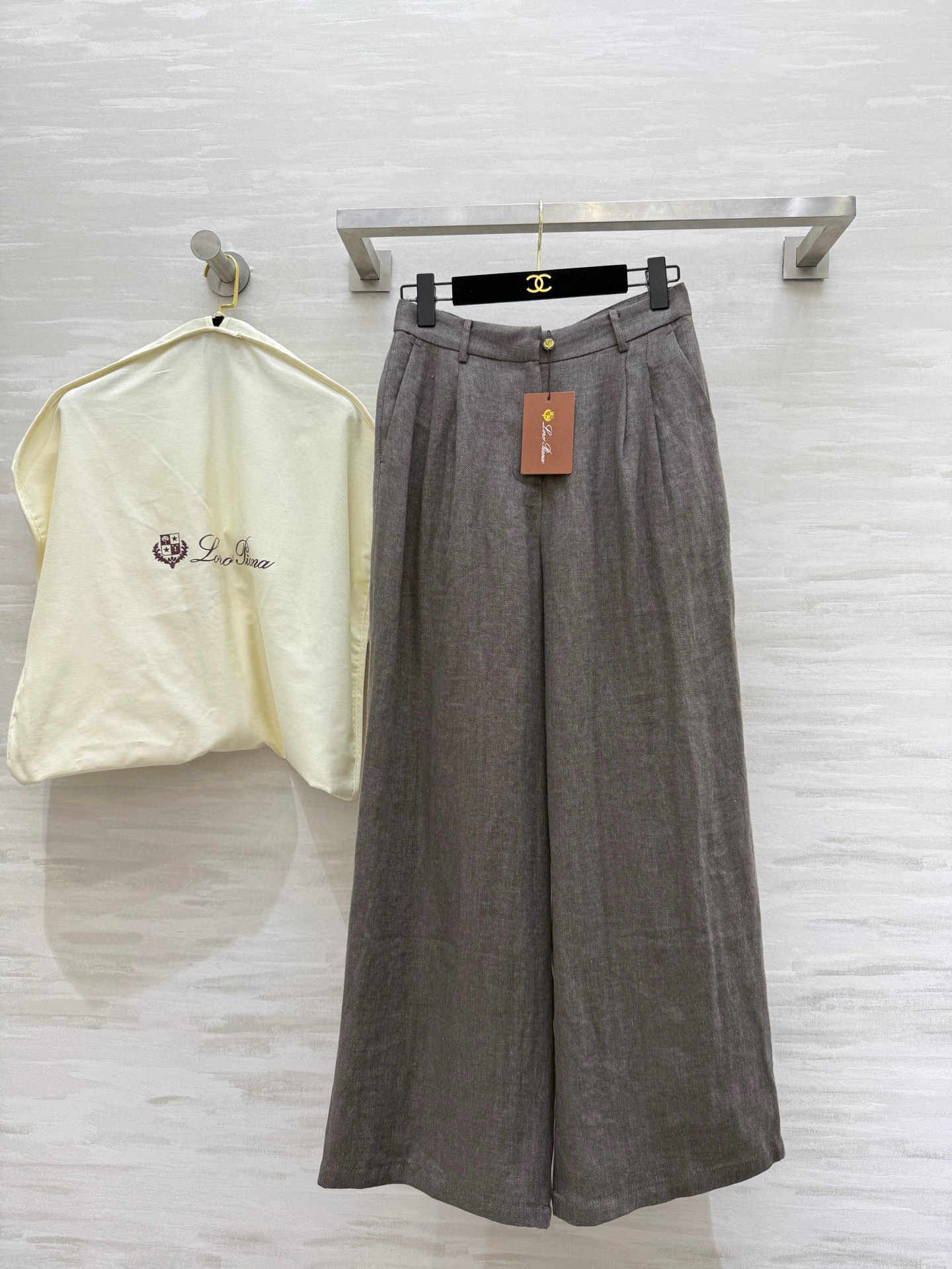 NO:485880,#LP new autumn and winter style retro herringbone linen straight pants high quality spot sizeS/M/L (size size 66, hip circumference, pants length), loro piana, alexander wang19860909#LP秋冬新款 复古人字纹亚麻直筒裤 高品质 现货来sizeS/M/L（s码腰围66,臀围,裤长）,,loro piana,alexander wang,Women's clothing