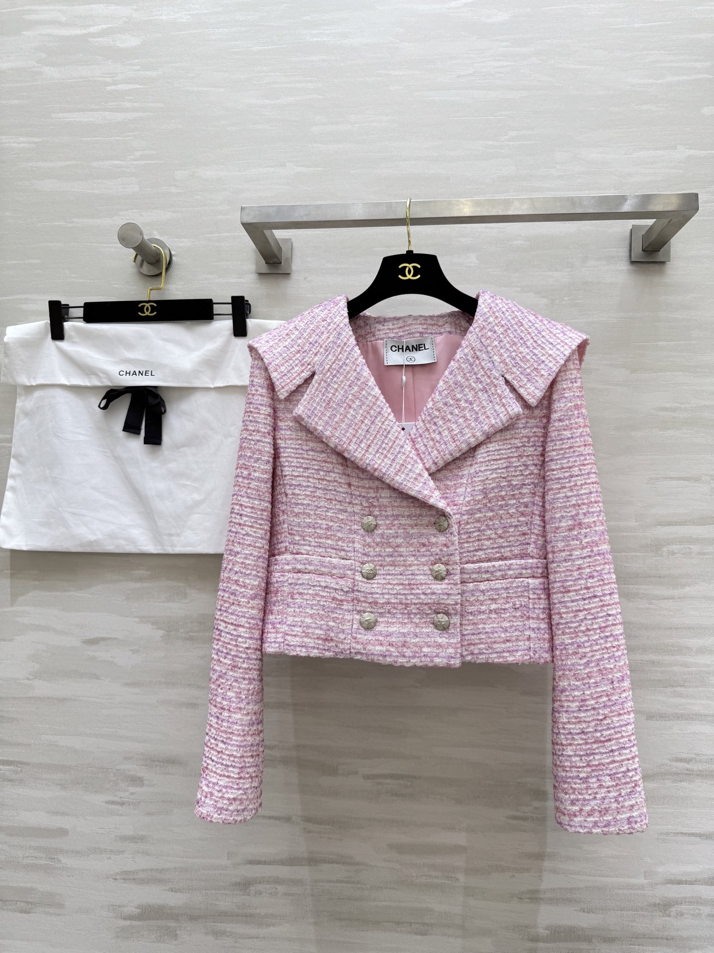 NO:488548,#Chane autumn and winter new style colored tweed jacket custom soft tweed fabric high quality spot size36/38/40 (36 size bust 88, 45 length), chanel, jackets & coats, alexander wang19860909#Chane秋冬新款 彩色花呢外套 定制软花呢面料 高品质 现货来size36/38/40（36码胸围88,衣长45）,,chanel,jackets & coats,alexander wang,Women's clothing