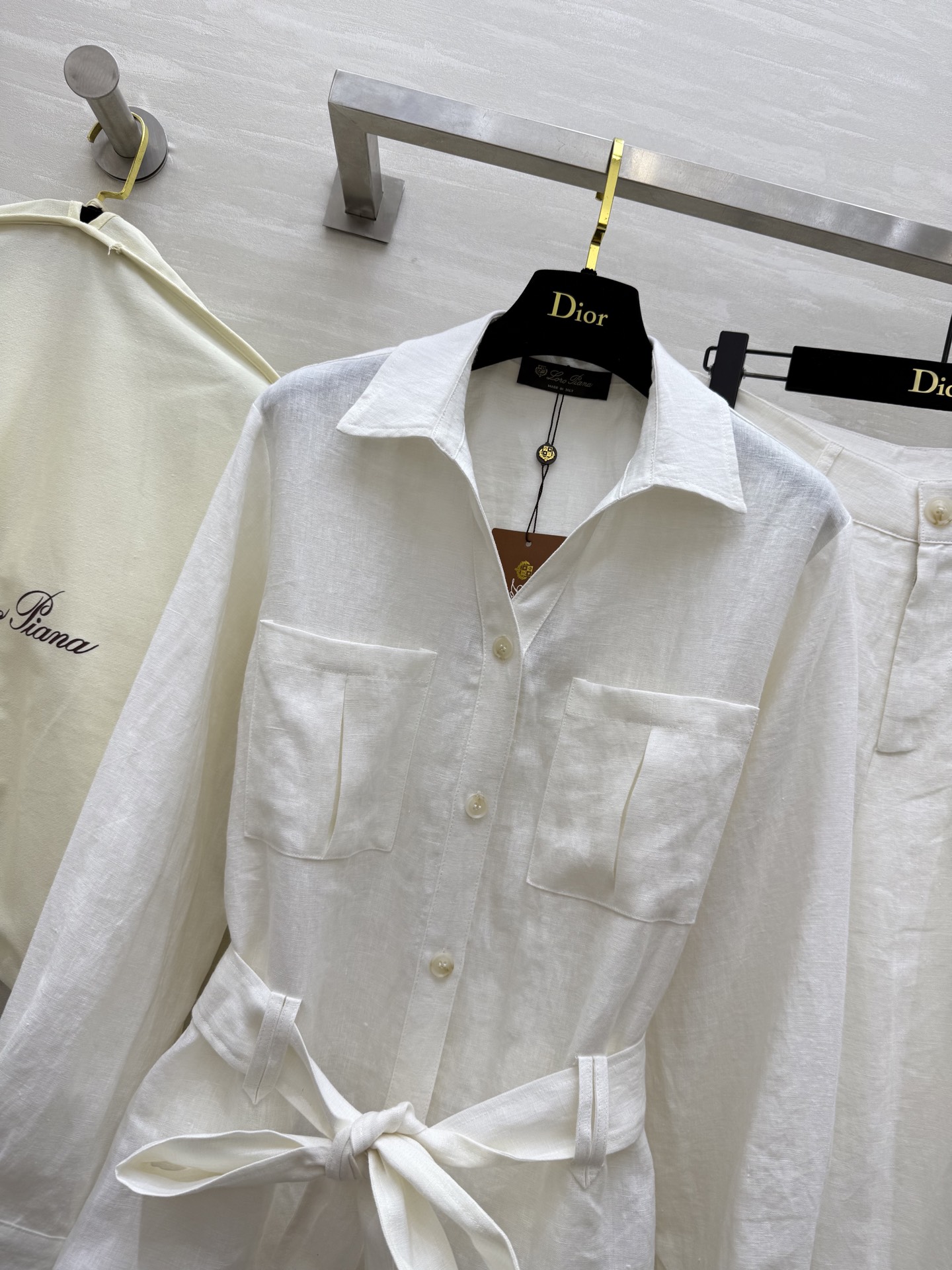 #LP🆕²⁵秋冬新款 纯天然亚麻系列 高品质定制 可分开拿size：S/M/L（s码肩宽：43，胸围：1