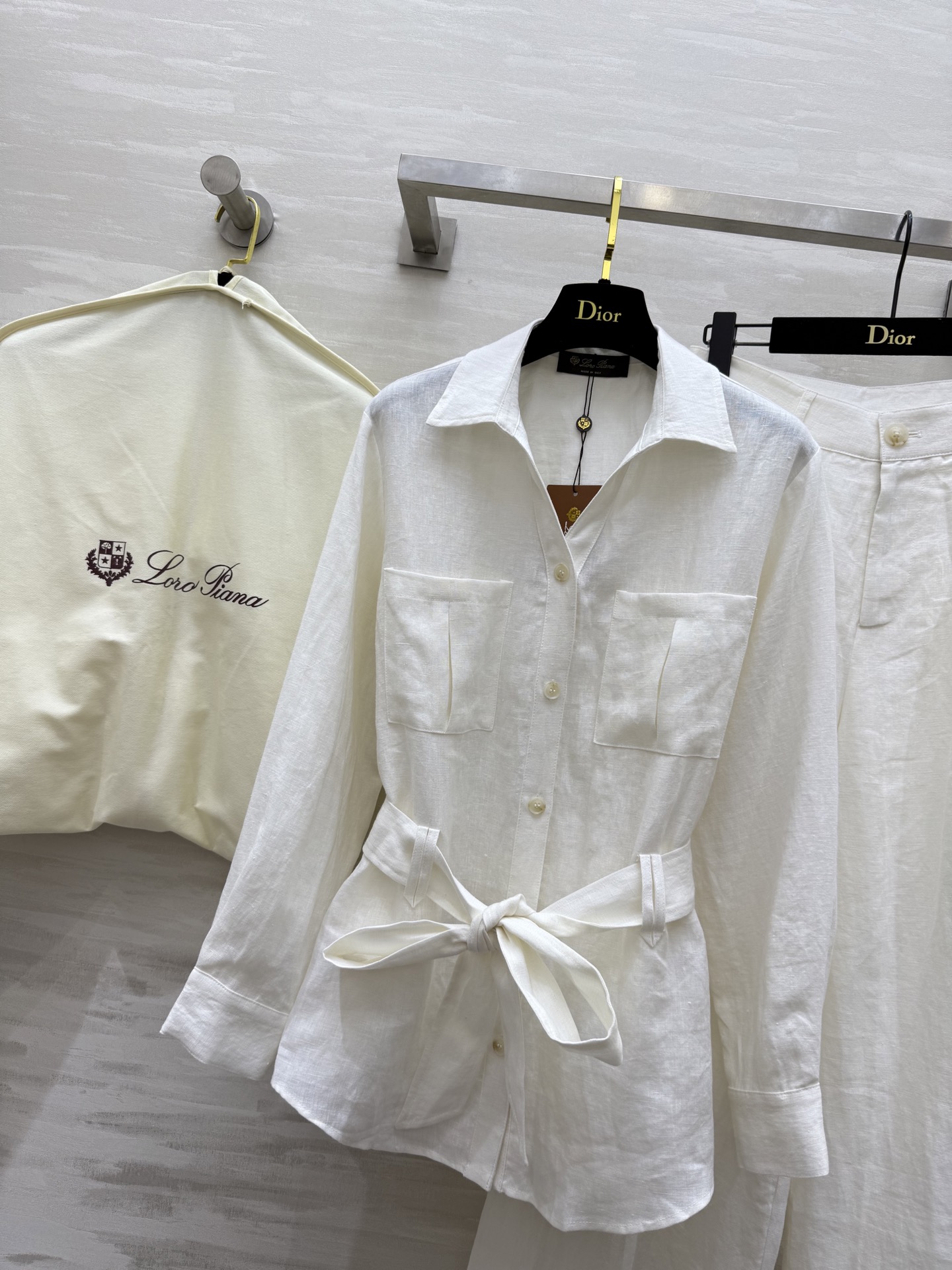 #LP🆕²⁵秋冬新款 纯天然亚麻系列 高品质定制 可分开拿size：S/M/L（s码肩宽：43，胸围：1